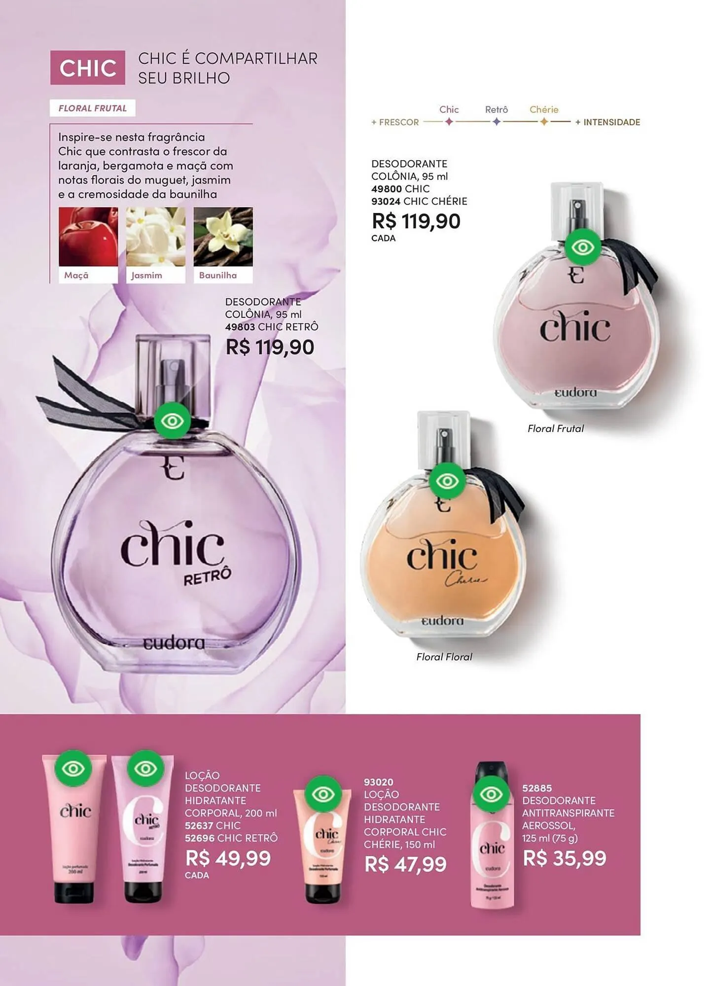 Encarte de Catálogo Eudora 8 de outubro até 8 de novembro 2025 - Pagina 56