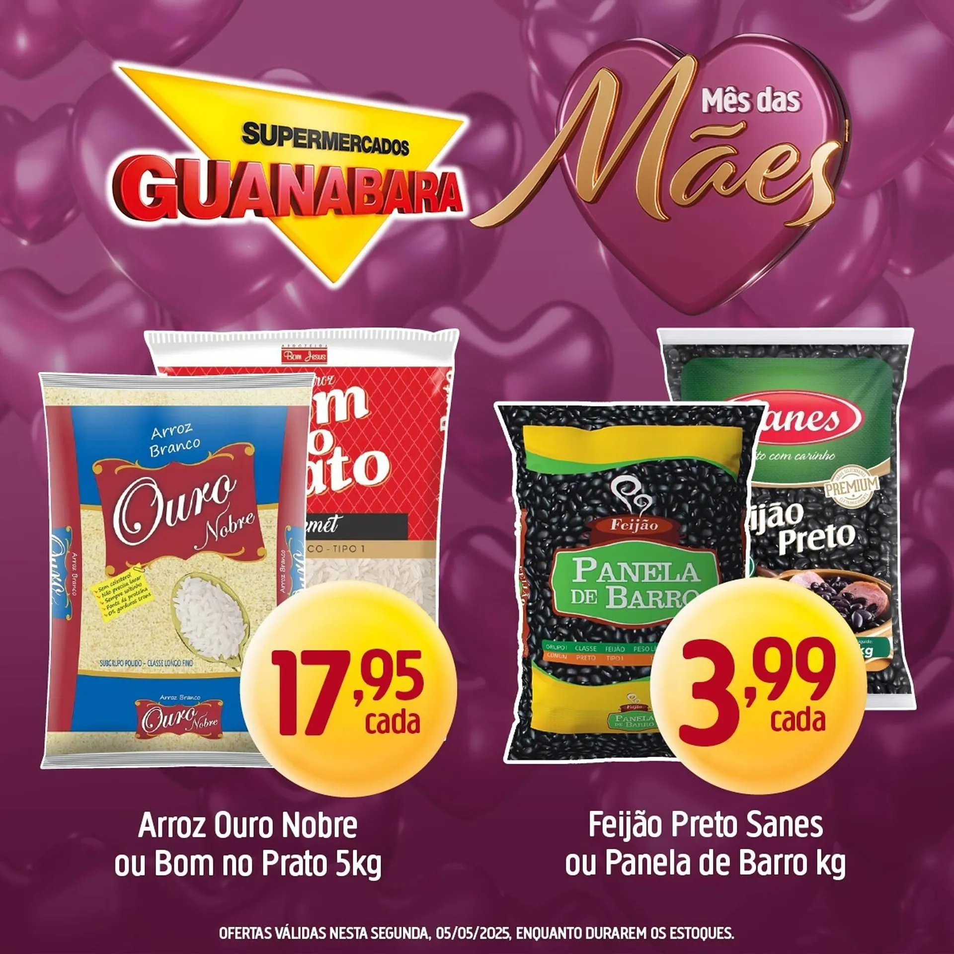 Encarte de Catálogo Supermercados Guanabara 5 de maio até 11 de maio 2025 - Pagina 1