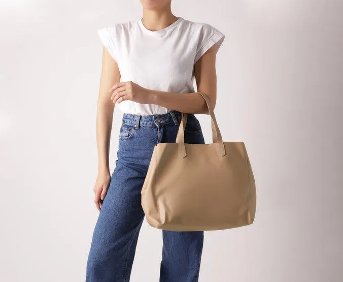 Bolsa Shopping Nude Soft Grande