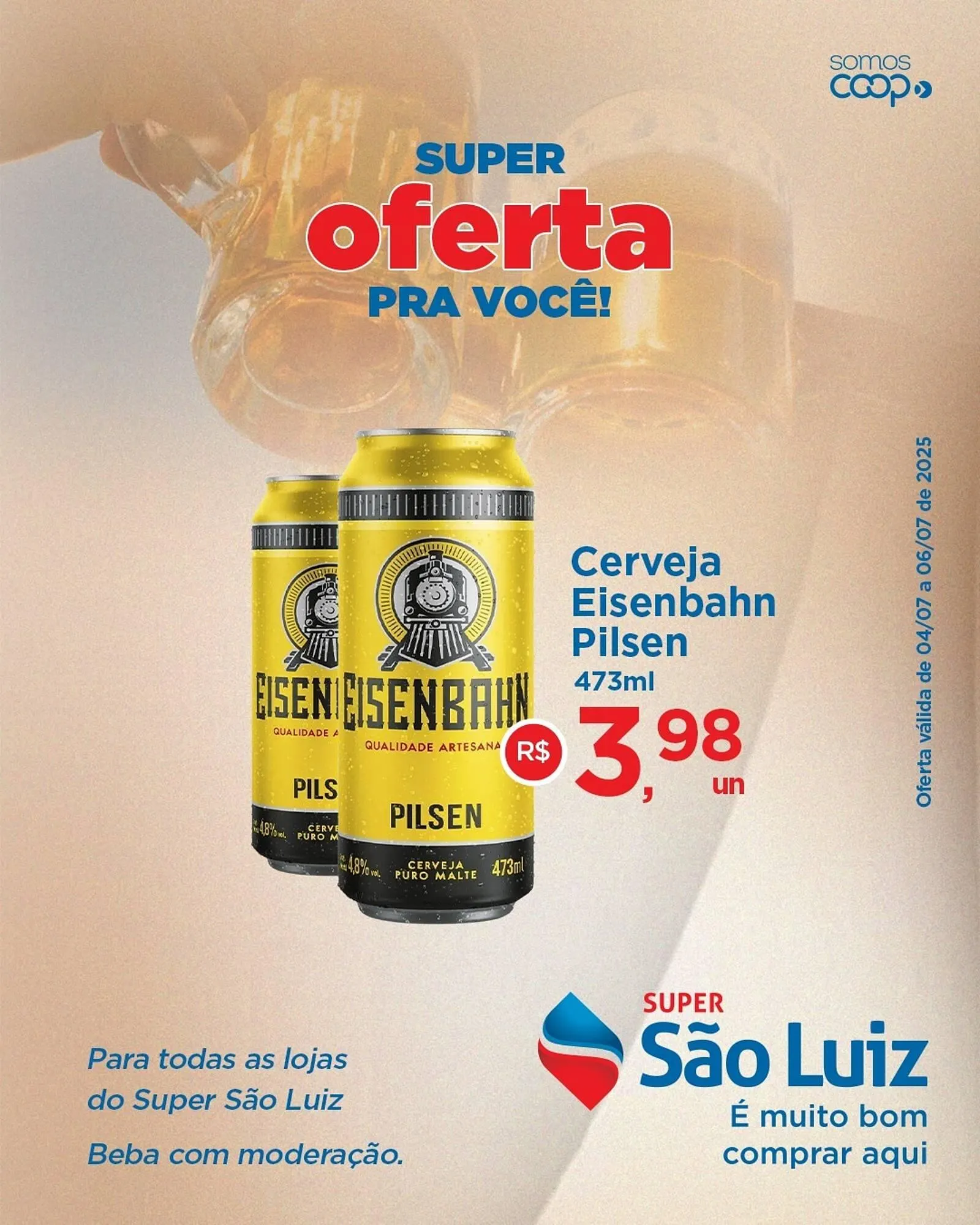 Encarte de Catálogo Super São Luiz 4 de julho até 6 de julho 2025 - Pagina 1