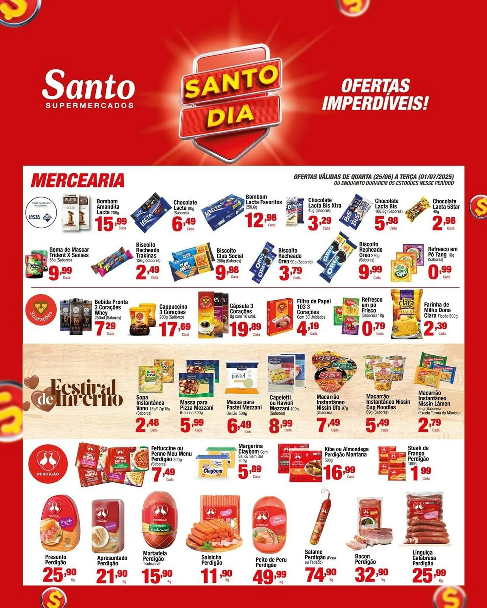 Encarte de Catálogo Santo Supermercados 25 de junho até 1 de julho 2025 - Pagina 5