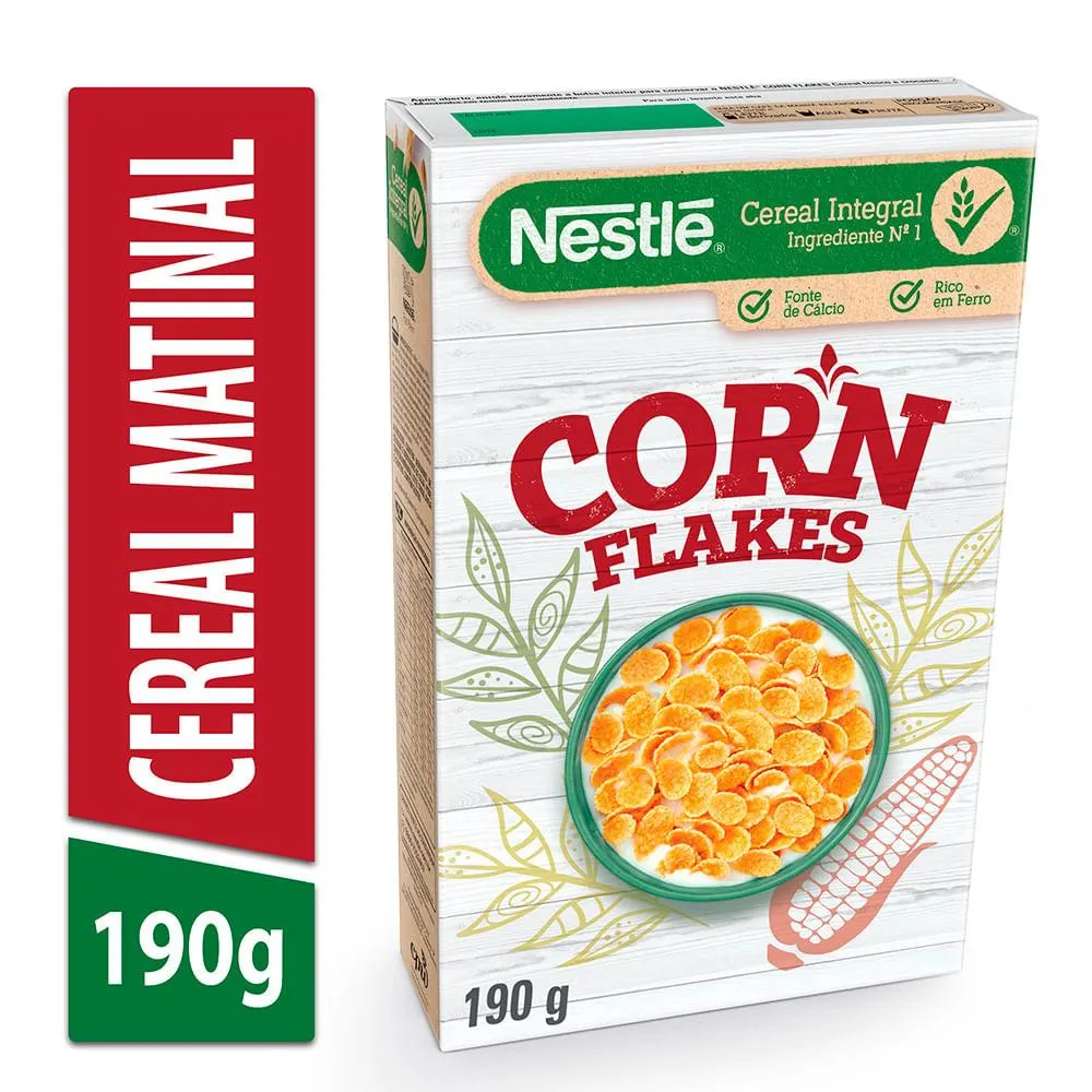 Cereal Matinal Corn Flakes Caixa 190g