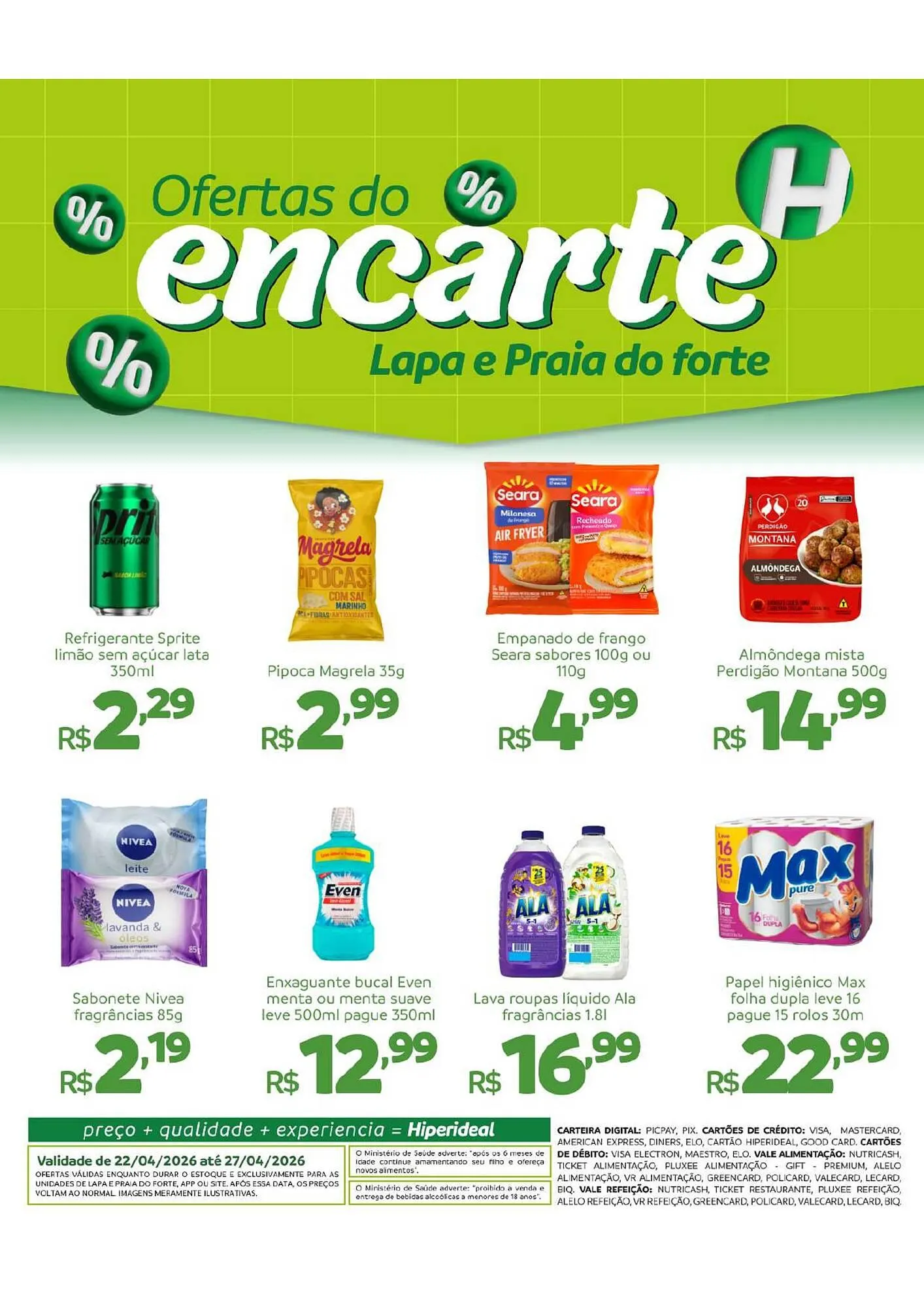 Encarte de Catálogo Hiperideal Supermercados 22 de abril até 27 de abril 2026 - Pagina 3