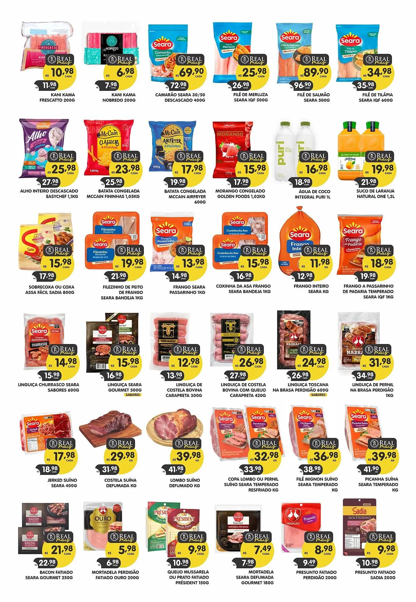 Encarte de Catálogo Supermercados Real 1 de agosto até 21 de agosto 2025 - Pagina 2