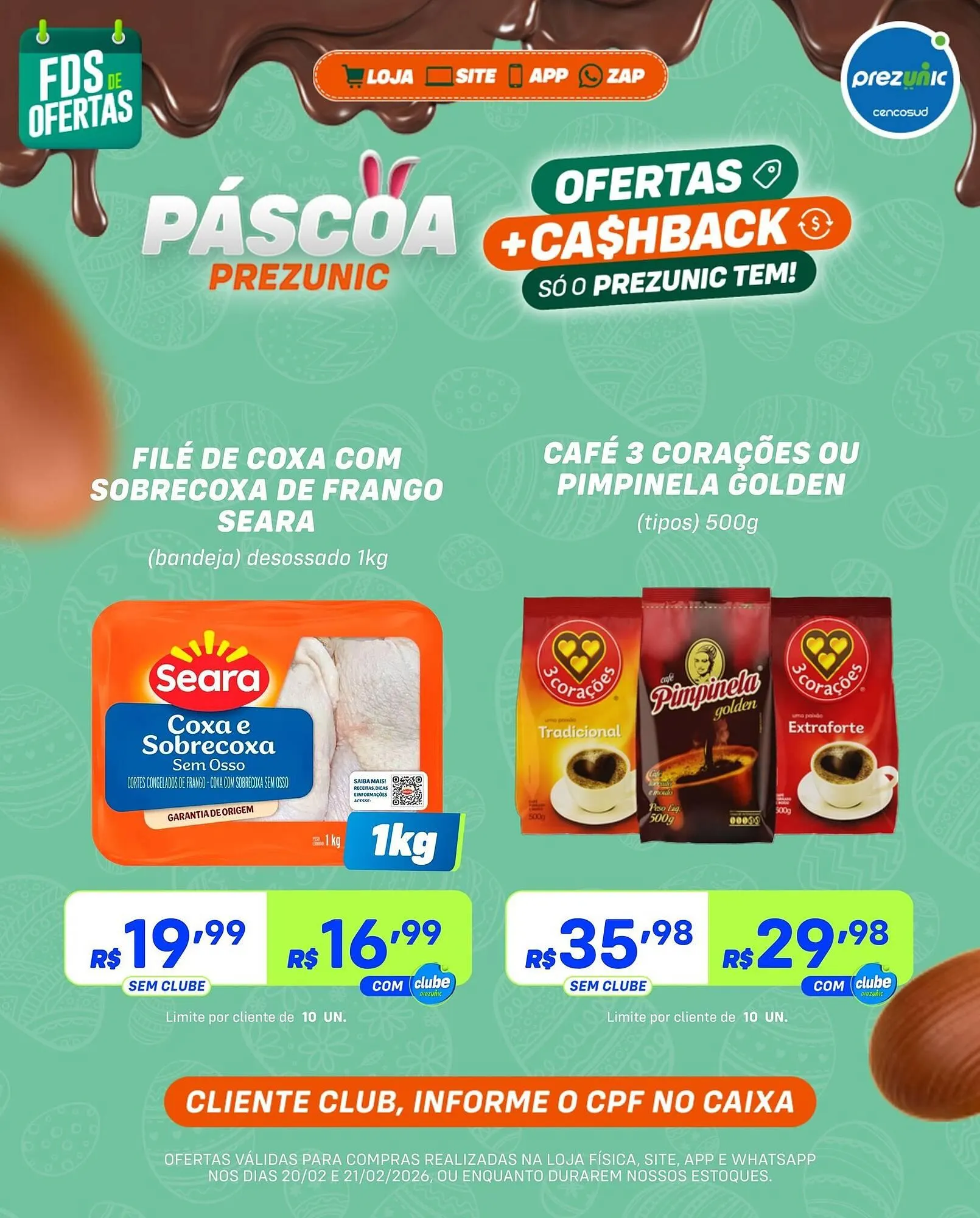 Encarte de Encarte Prezunic 20 de fevereiro até 21 de fevereiro 2026 - Pagina 3