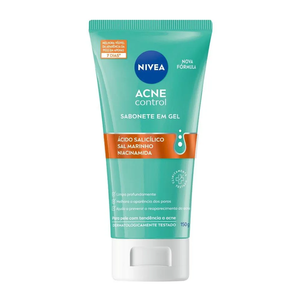 Sabonete Facial em Gel Nivea Acne Control 150g