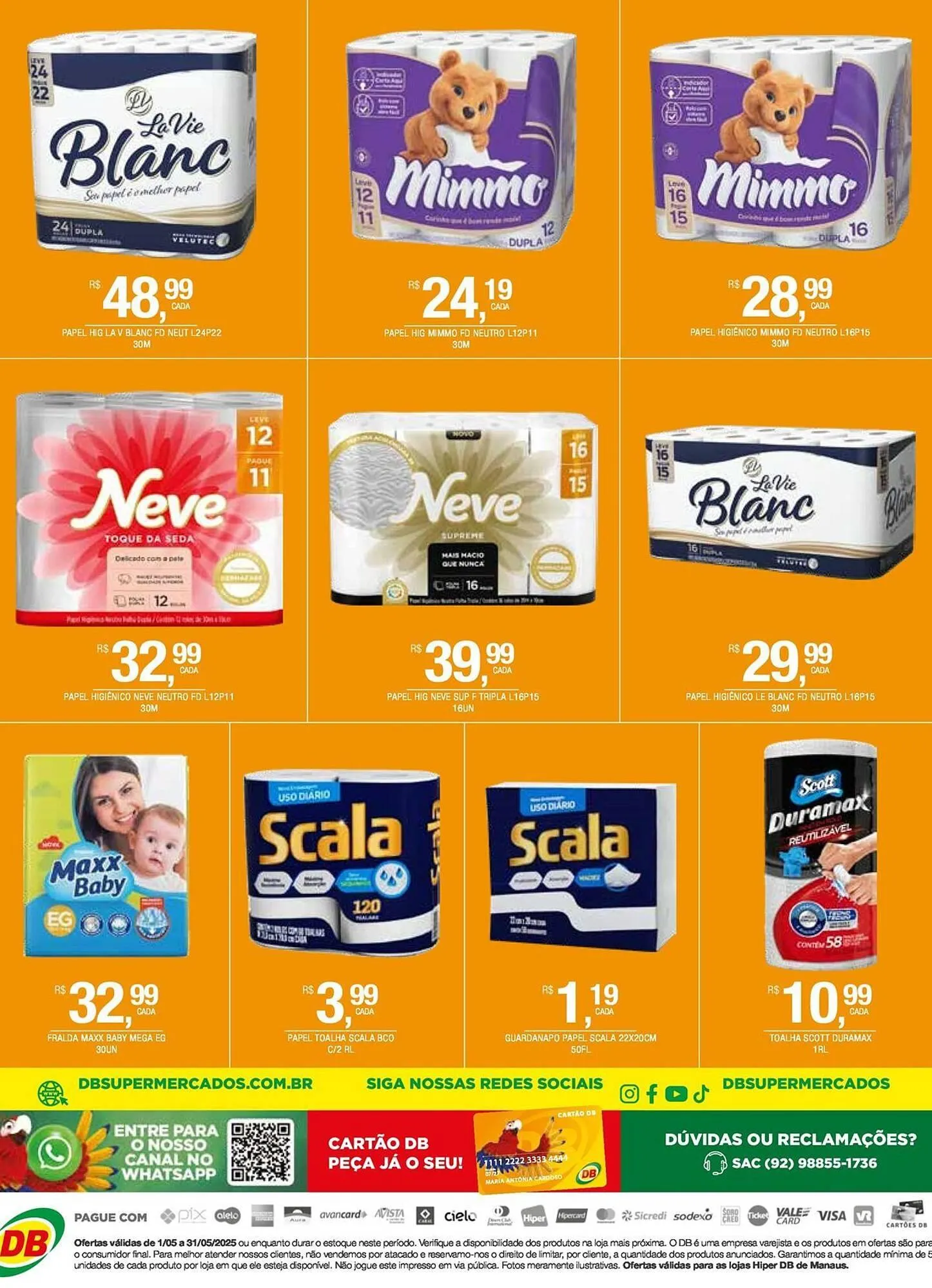 Encarte de Catálogo DB Supermercados 7 de maio até 31 de maio 2025 - Pagina 16