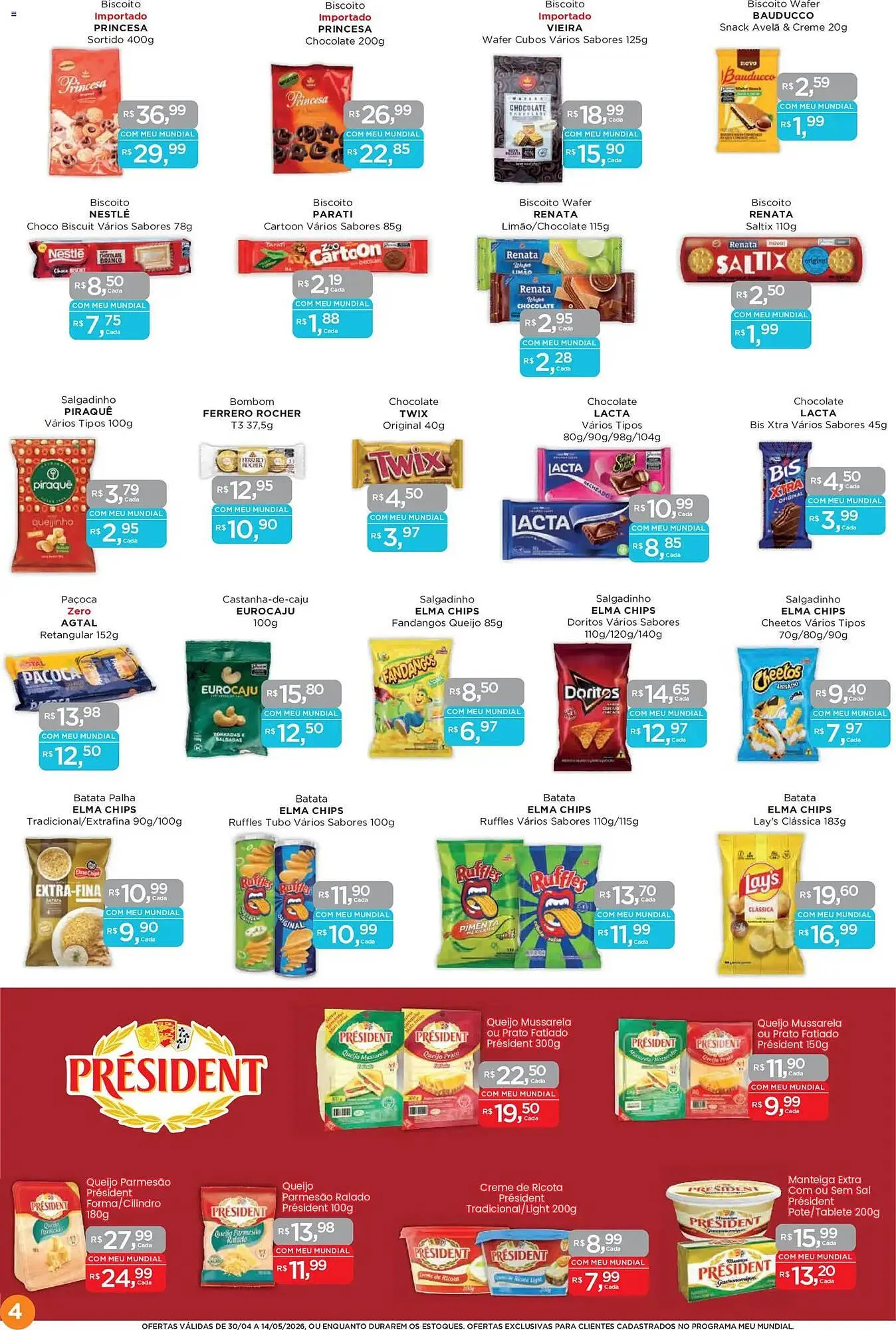 Encarte de Encarte Supermercados Mundial 30 de abril até 15 de maio 2026 - Pagina 4