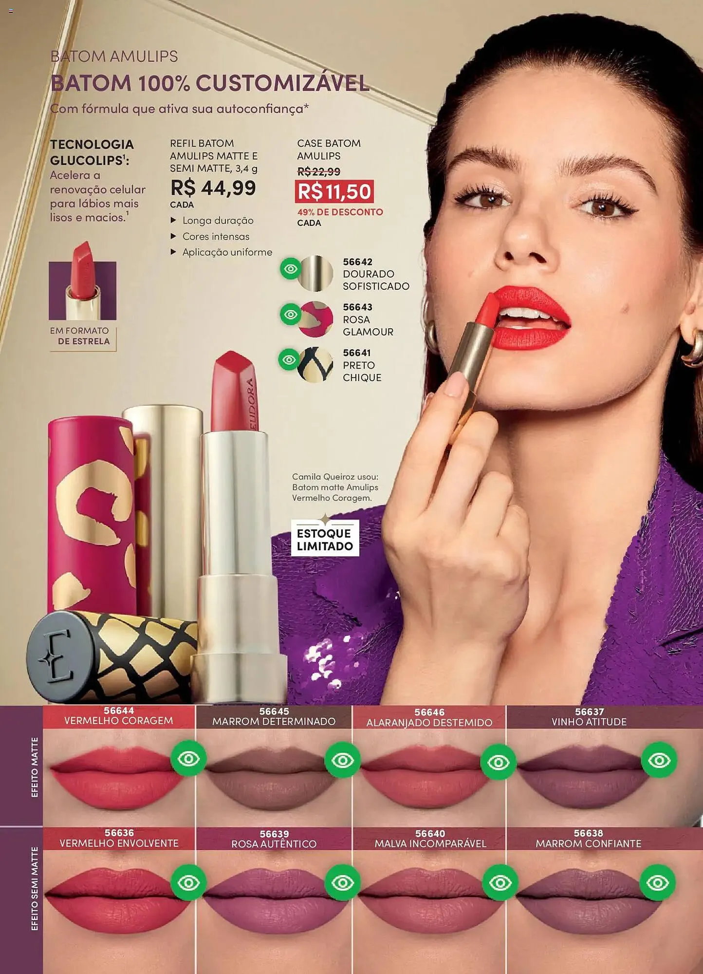 Encarte de Catálogo Eudora 23 de abril até 15 de junho 2026 - Pagina 74