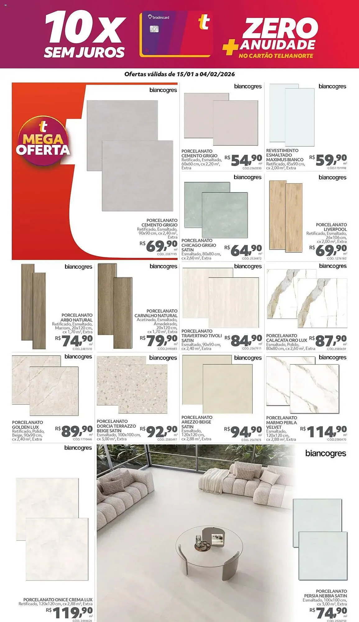 Encarte de Catálogo Telhanorte 15 de janeiro até 4 de fevereiro 2026 - Pagina 3