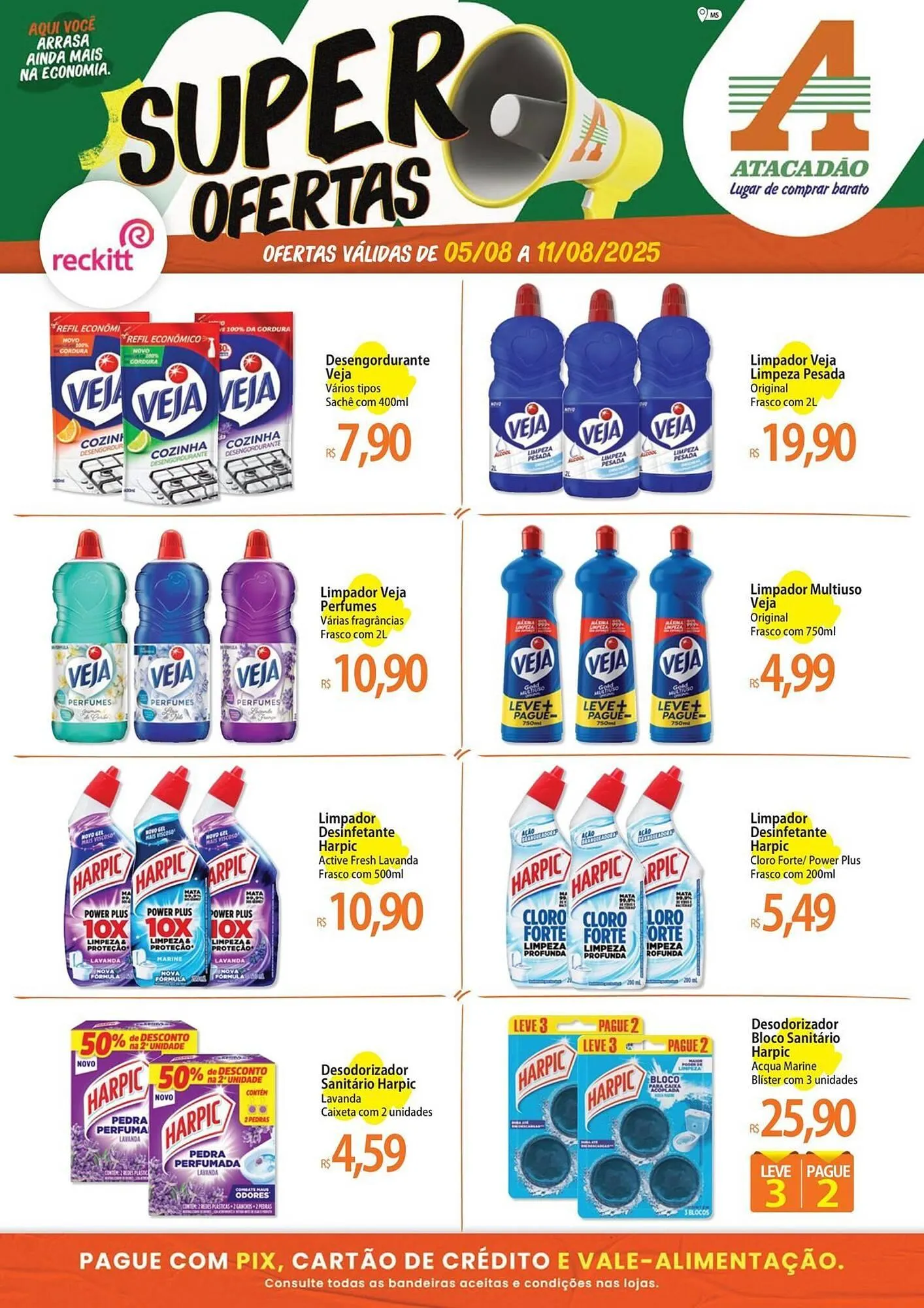 Encarte de Catálogo Atacadão 5 de agosto até 11 de agosto 2025 - Pagina 1