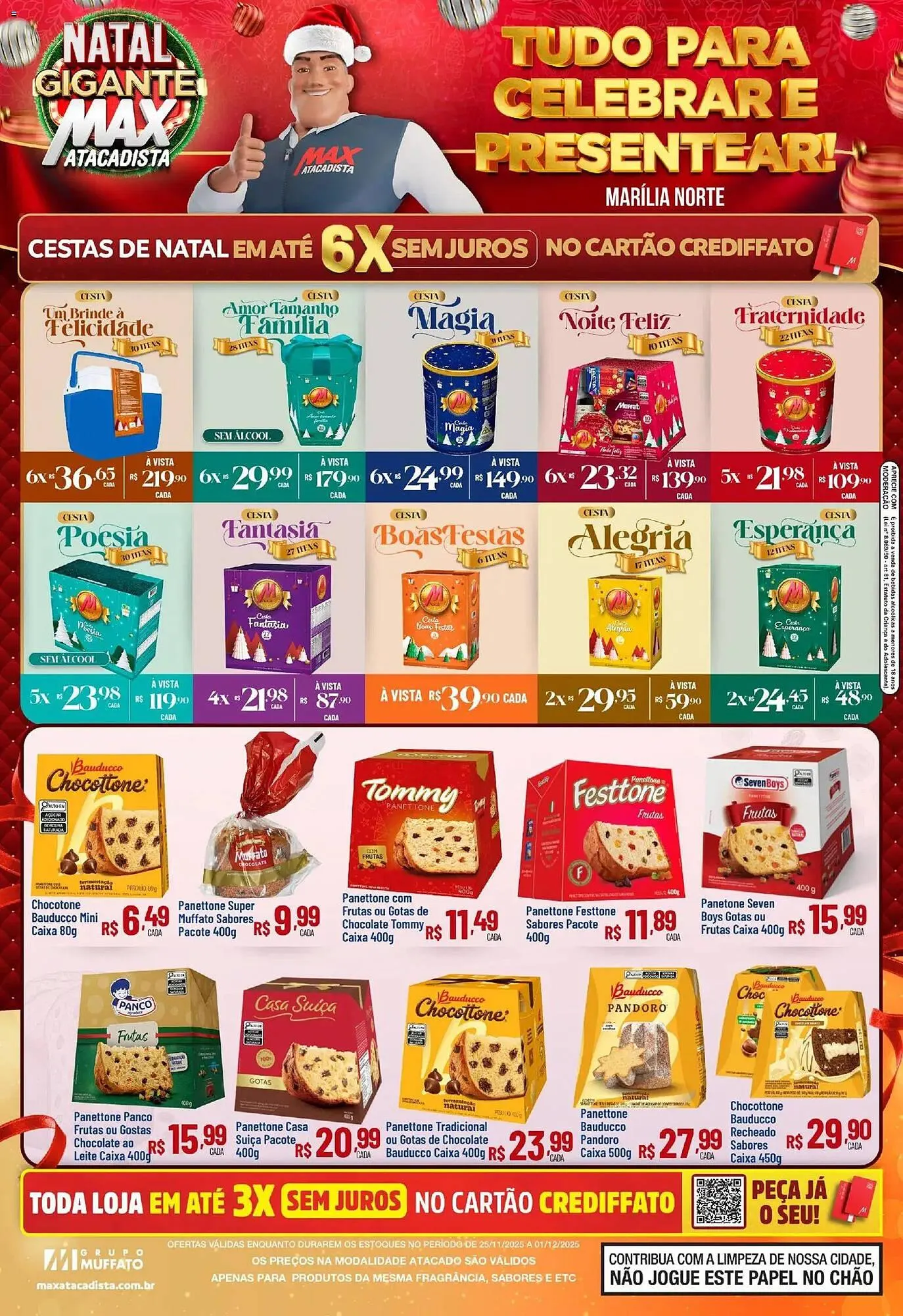 Encarte de Encarte Max Atacadista 25 de novembro até 1 de dezembro 2025 - Pagina 1