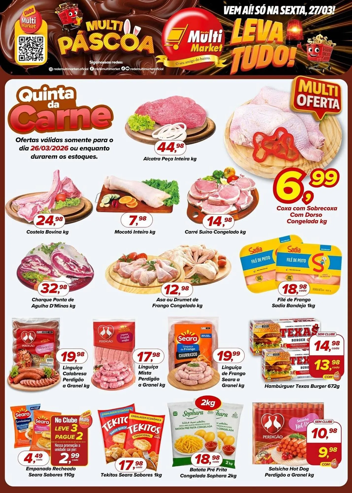 Encarte de Encarte Rede Multi Market 26 de março até 26 de março 2026 - Pagina 1