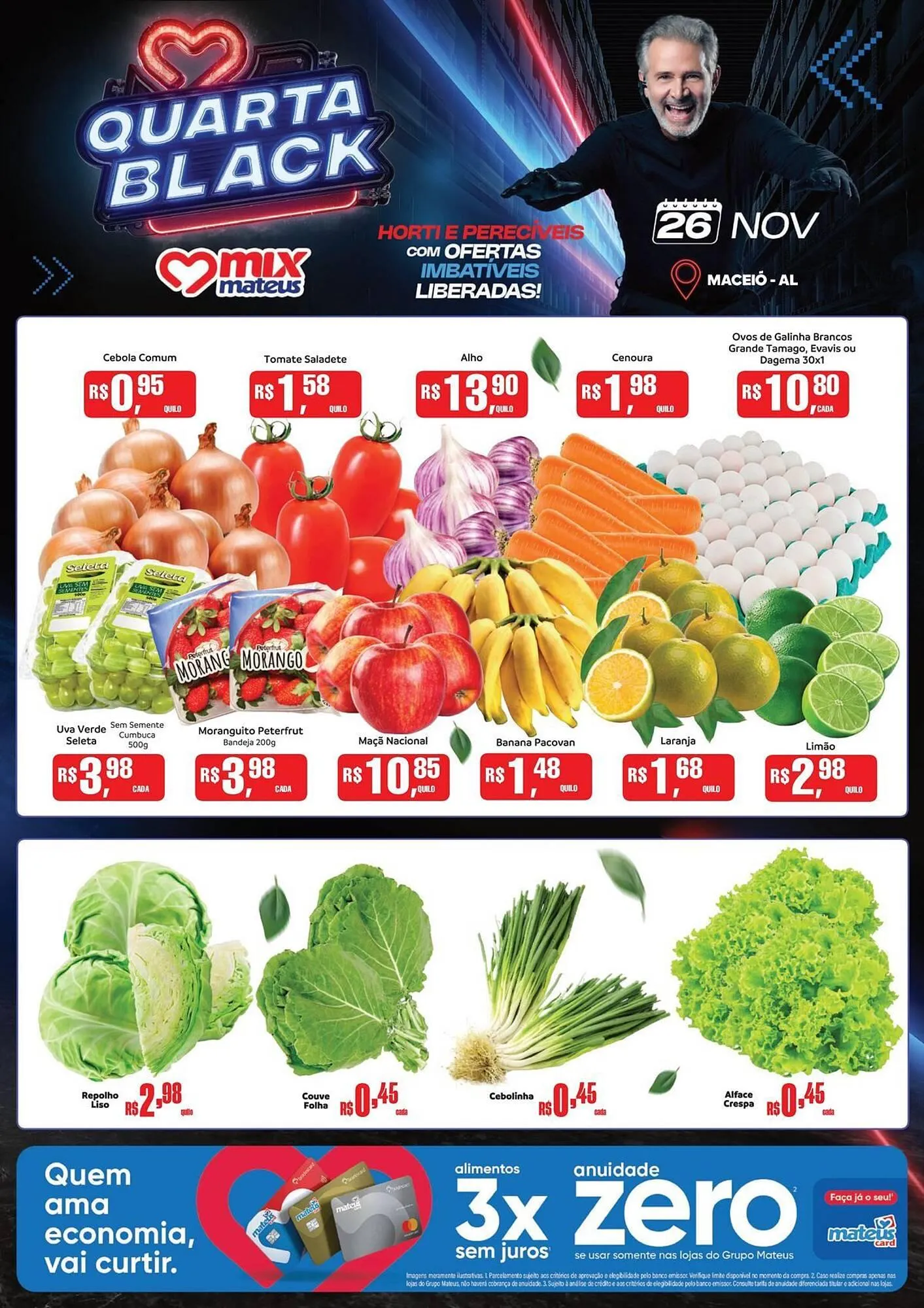 Encarte de Catálogo Supermercados Mateus 26 de novembro até 26 de novembro 2025 - Pagina 1
