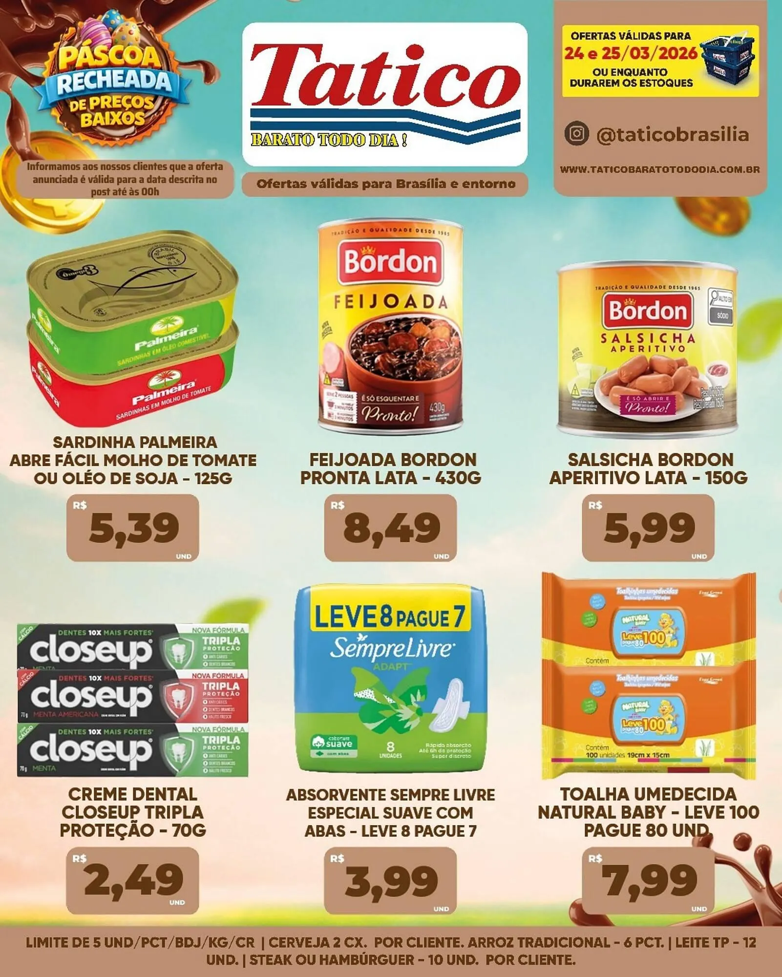 Encarte de Tabloide Tatico 24 de março até 25 de março 2026 - Pagina 1
