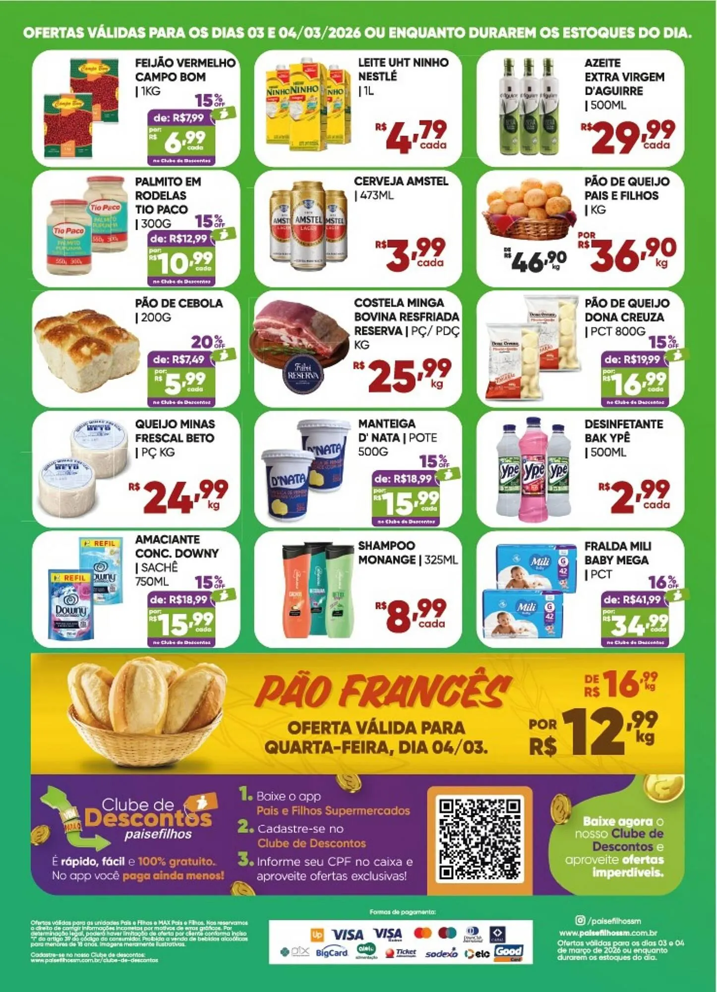 Encarte de Catálogo Pais e Filhos Supermercados 3 de março até 4 de março 2026 - Pagina 2