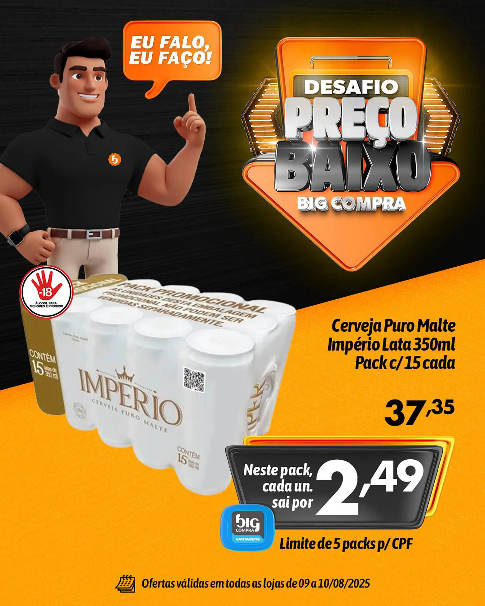 Encarte de Catálogo Supermercados Big Compra 9 de agosto até 10 de agosto 2025 - Pagina 4