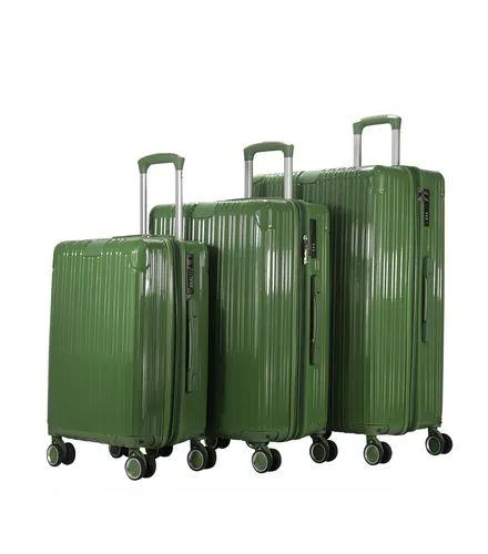 Conjunto 3 Malas de Viagem Creta Verde Útil Bags