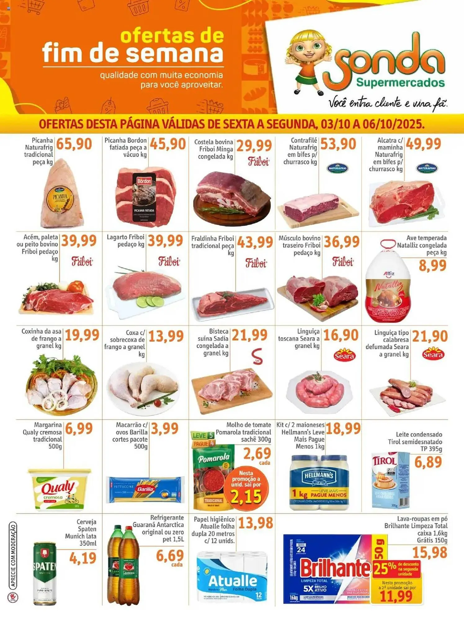 Encarte de Folheto Sonda 3 de outubro até 6 de outubro 2025 - Pagina 1