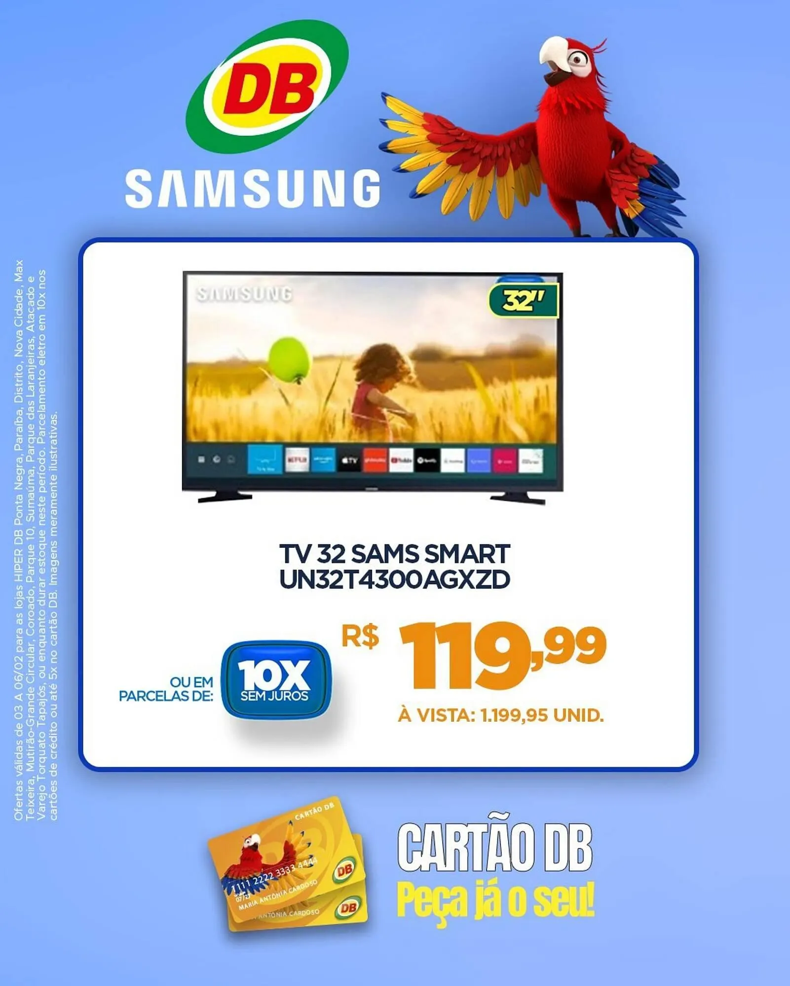 Encarte de Catálogo DB Supermercados 3 de fevereiro até 6 de fevereiro 2025 - Pagina 1