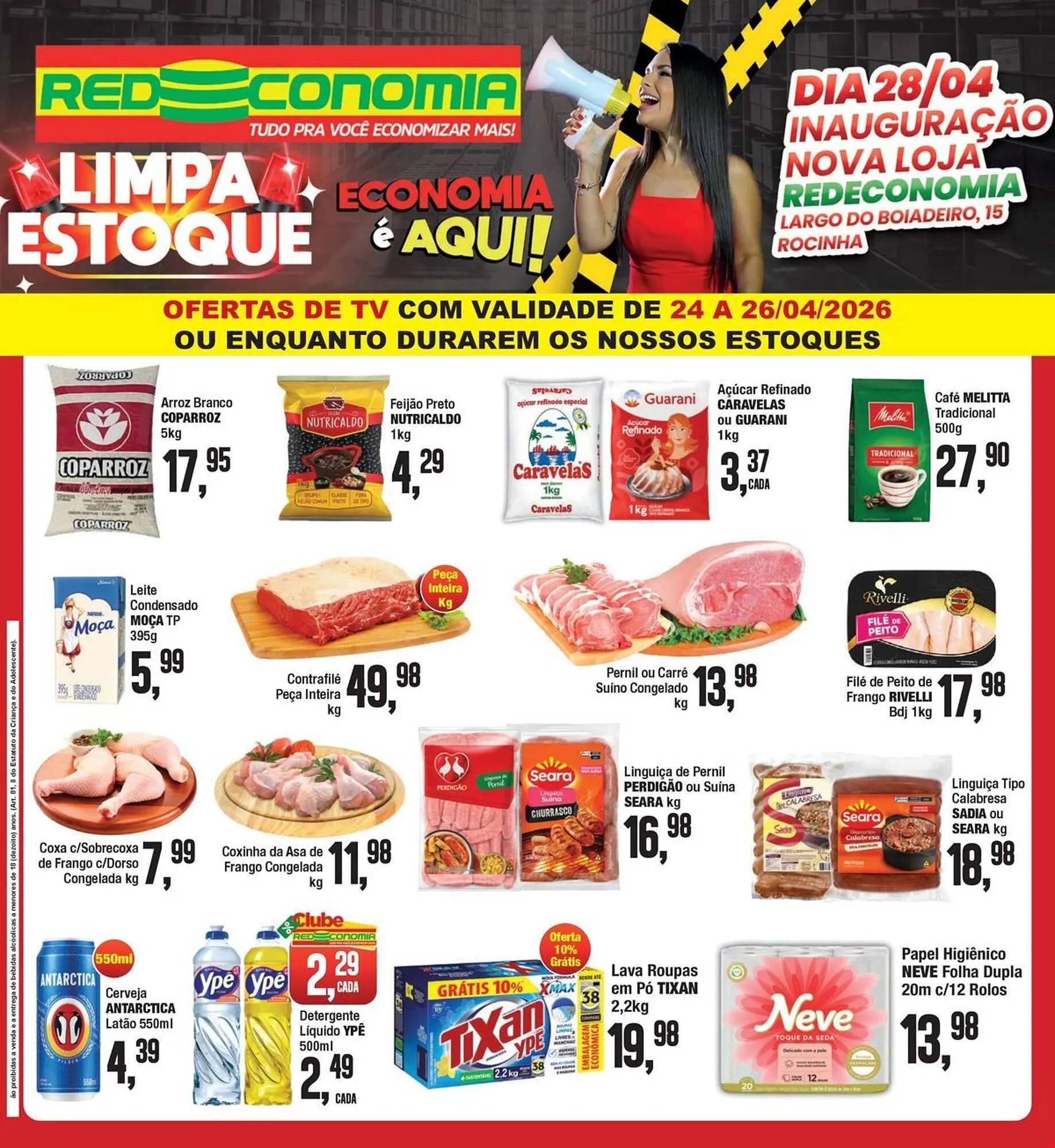 Encarte de Encarte Rede Economia 24 de abril até 26 de abril 2026 - Pagina 1