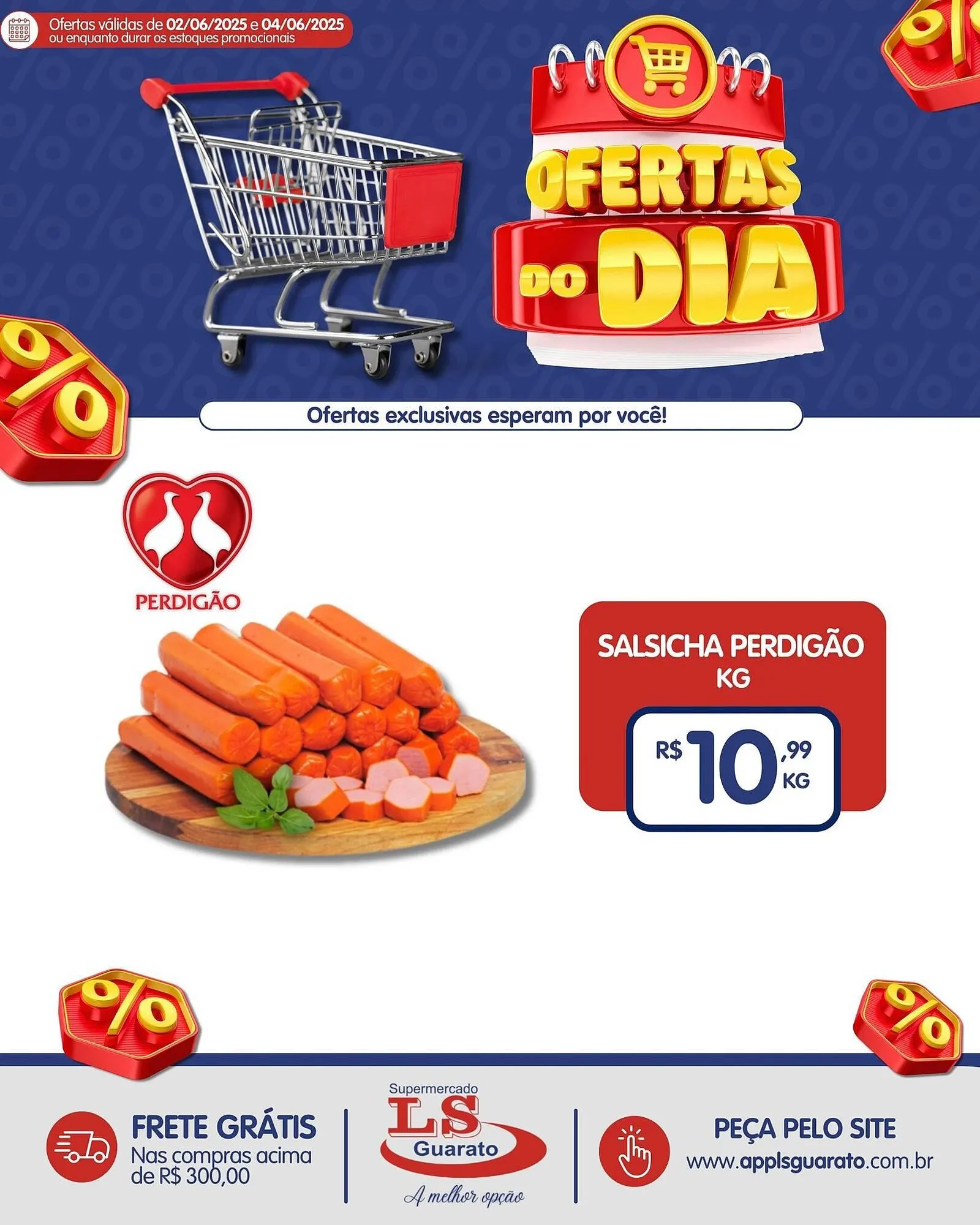 Encarte de Catálogo Supermercado LS Guarato 2 de junho até 4 de junho 2025 - Pagina 1