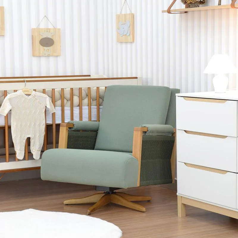 Poltrona Vivre Giro e Balanço com Cordas Abstratto