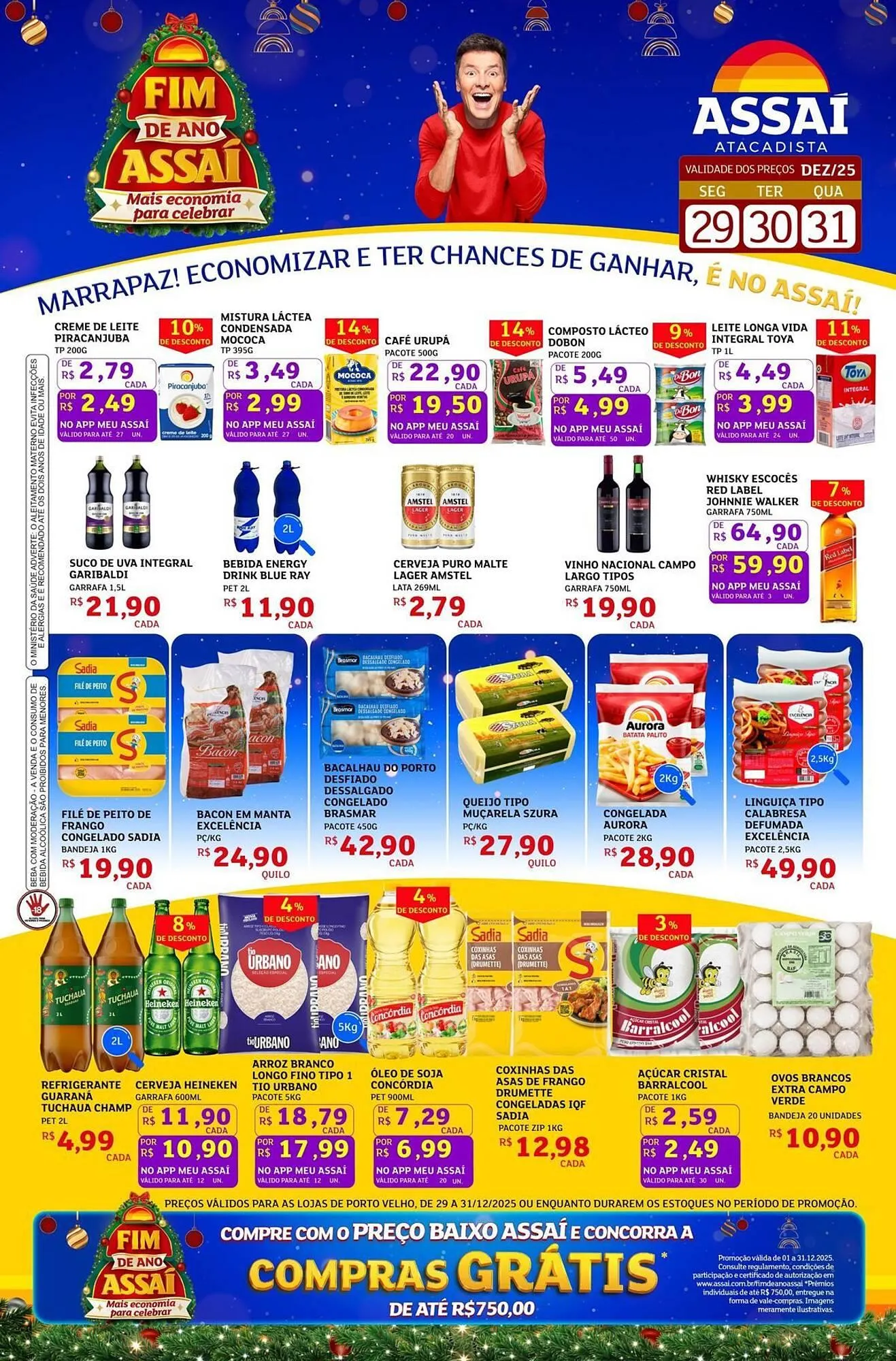 Encarte de Encarte Assaí Atacadista 29 de dezembro até 31 de dezembro 2025 - Pagina 1