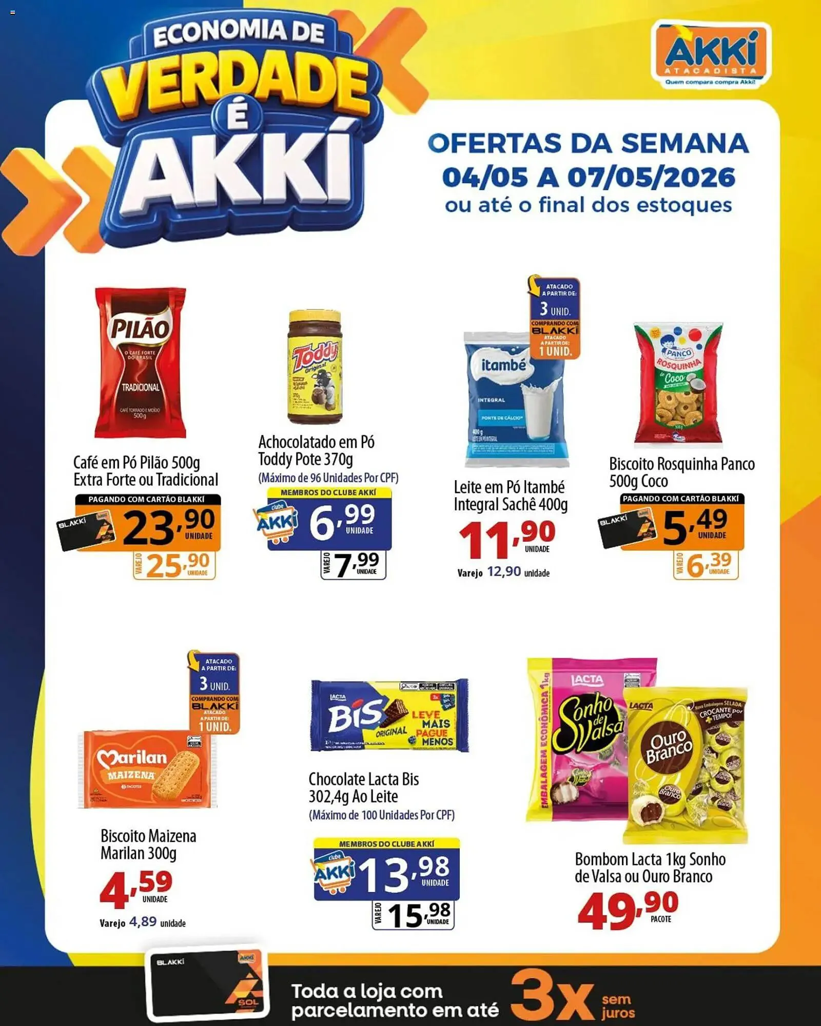 Encarte de Folheto Akki Atacadista 4 de maio até 7 de maio 2026 - Pagina 4