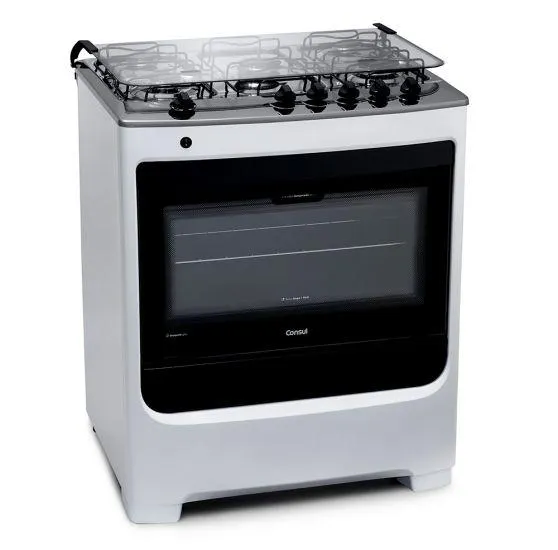 Fogão Consul CFS5NAB - 5 Bocas, Acendimento Automático - Branco
