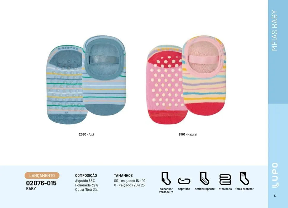 Encarte de Catálogo Meias Baby Verão 2023/24 28 de julho até 31 de dezembro 2024 - Pagina 17