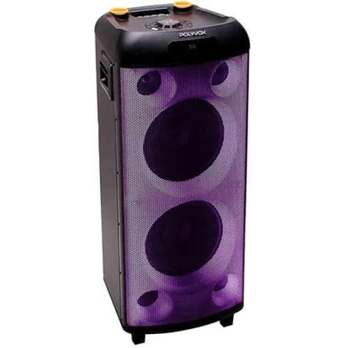 Caixa Amplificada Polyvox XT-990T 2000W Preta