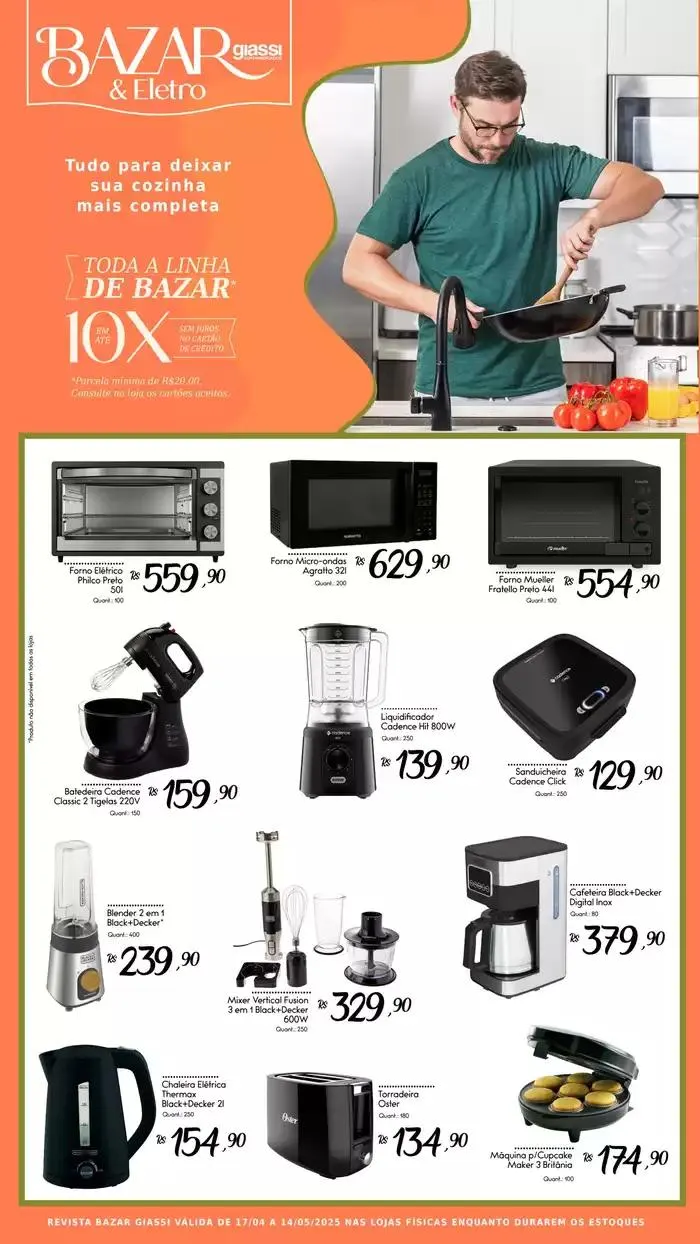 Encarte de Bazar Giassi 17 de abril até 14 de maio 2025 - Pagina 6