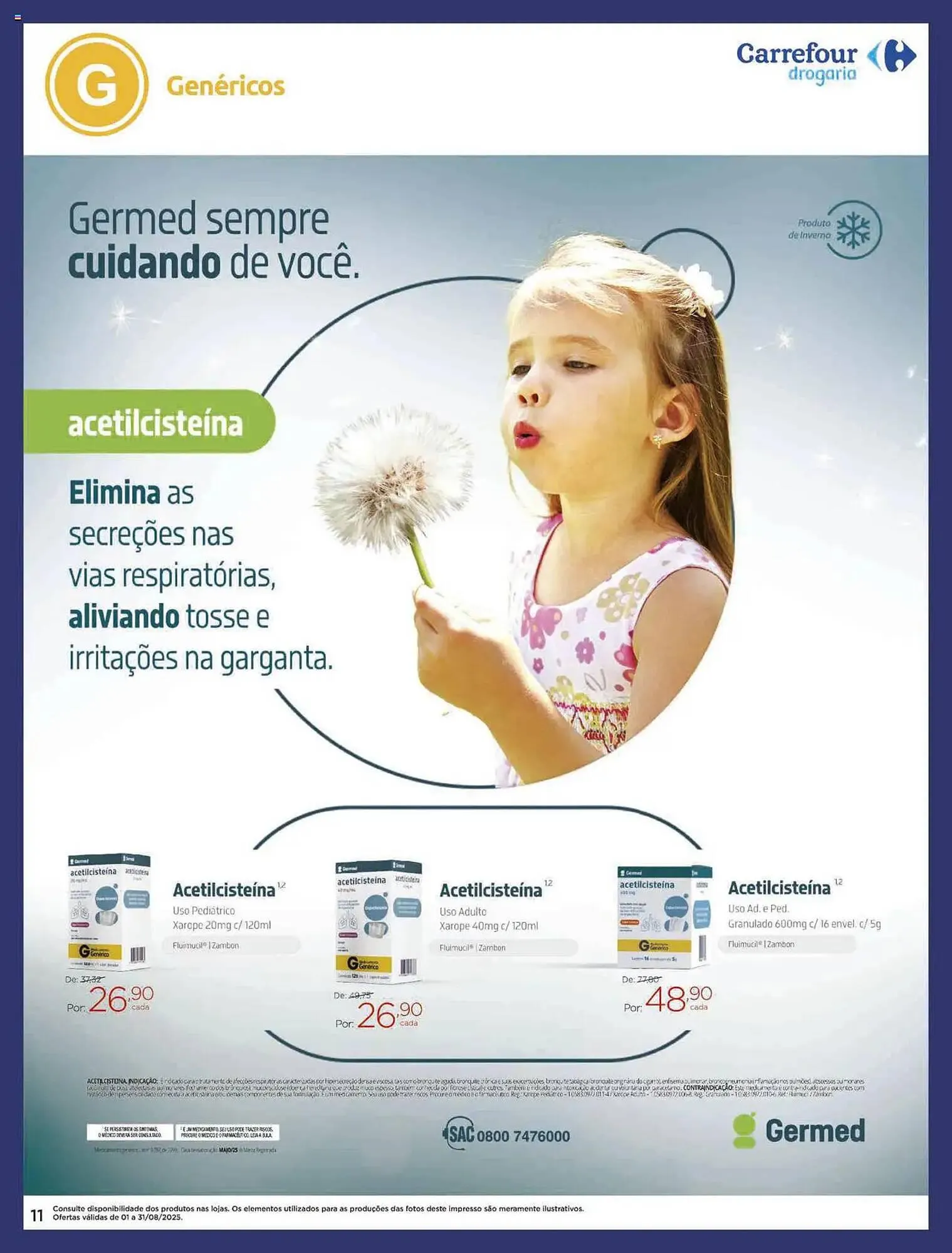 Encarte de Catálogo Carrefour 1 de agosto até 31 de agosto 2025 - Pagina 11