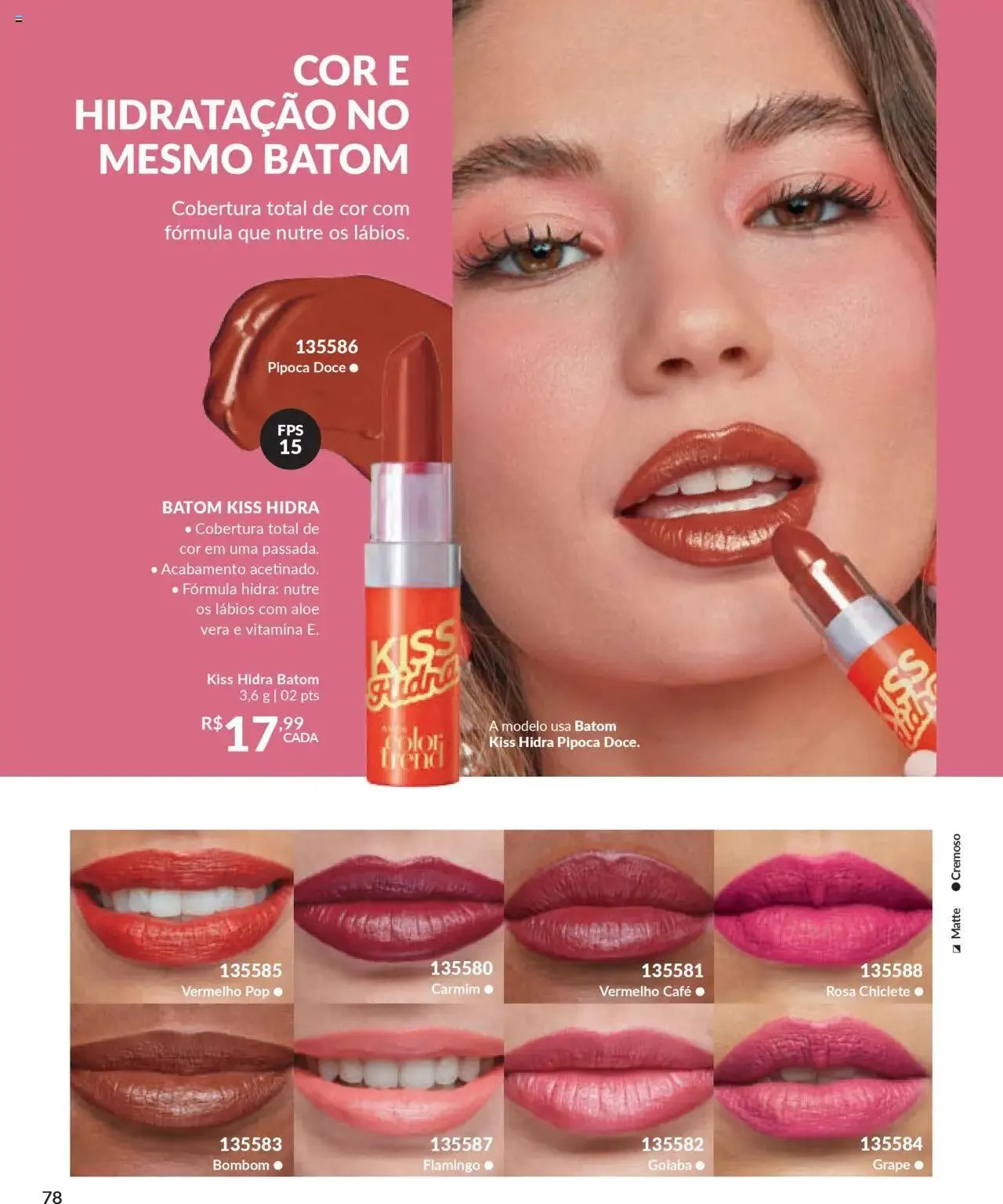 Encarte de Avon - Campanha 07 3 de abril até 1 de maio 2025 - Pagina 78