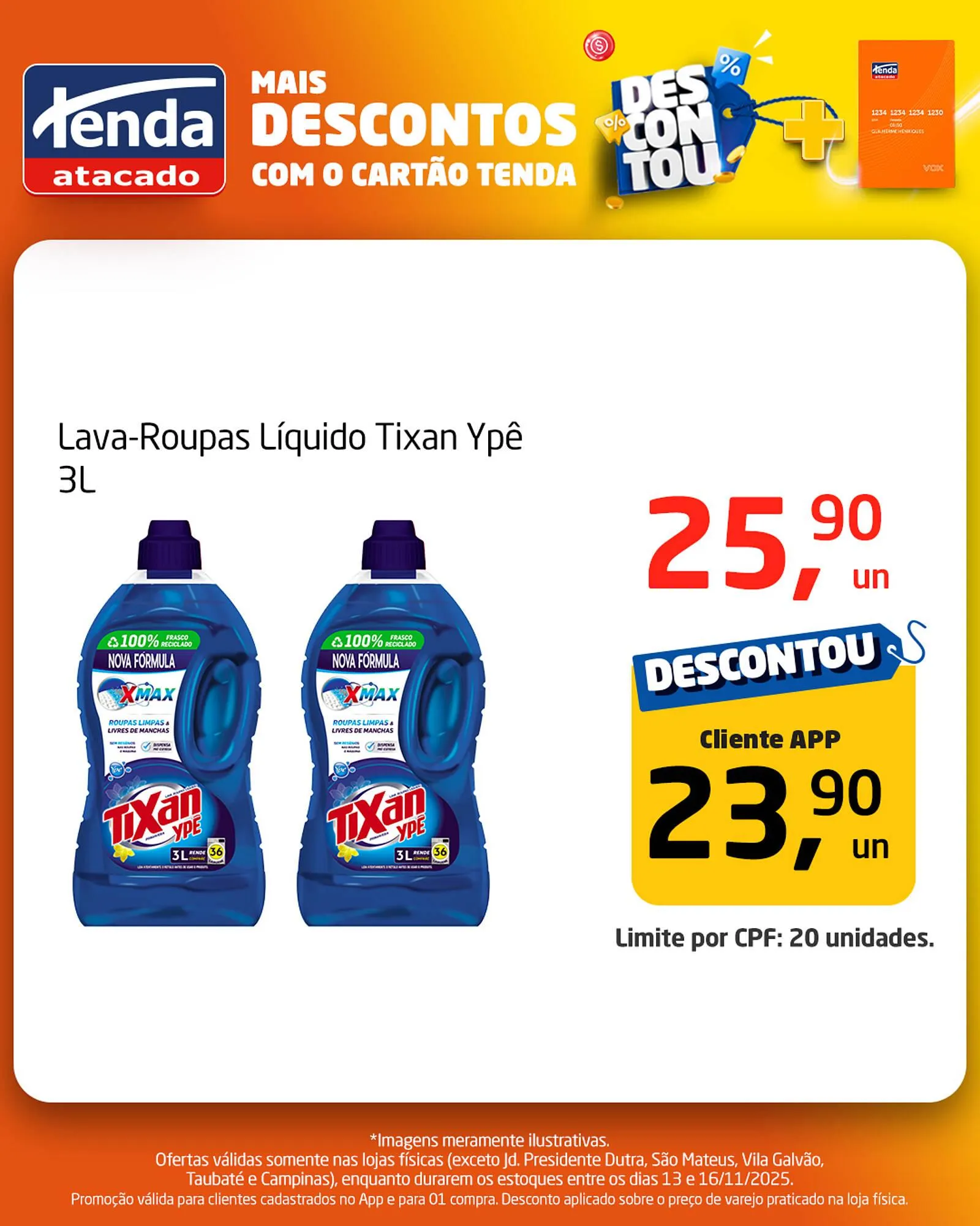 Encarte de Folheto Tenda Atacado 13 de novembro até 16 de novembro 2025 - Pagina 5