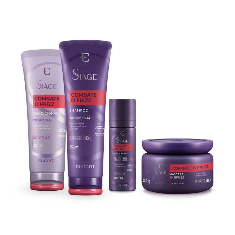 Combo Siàge Combate o Frizz (4 itens)