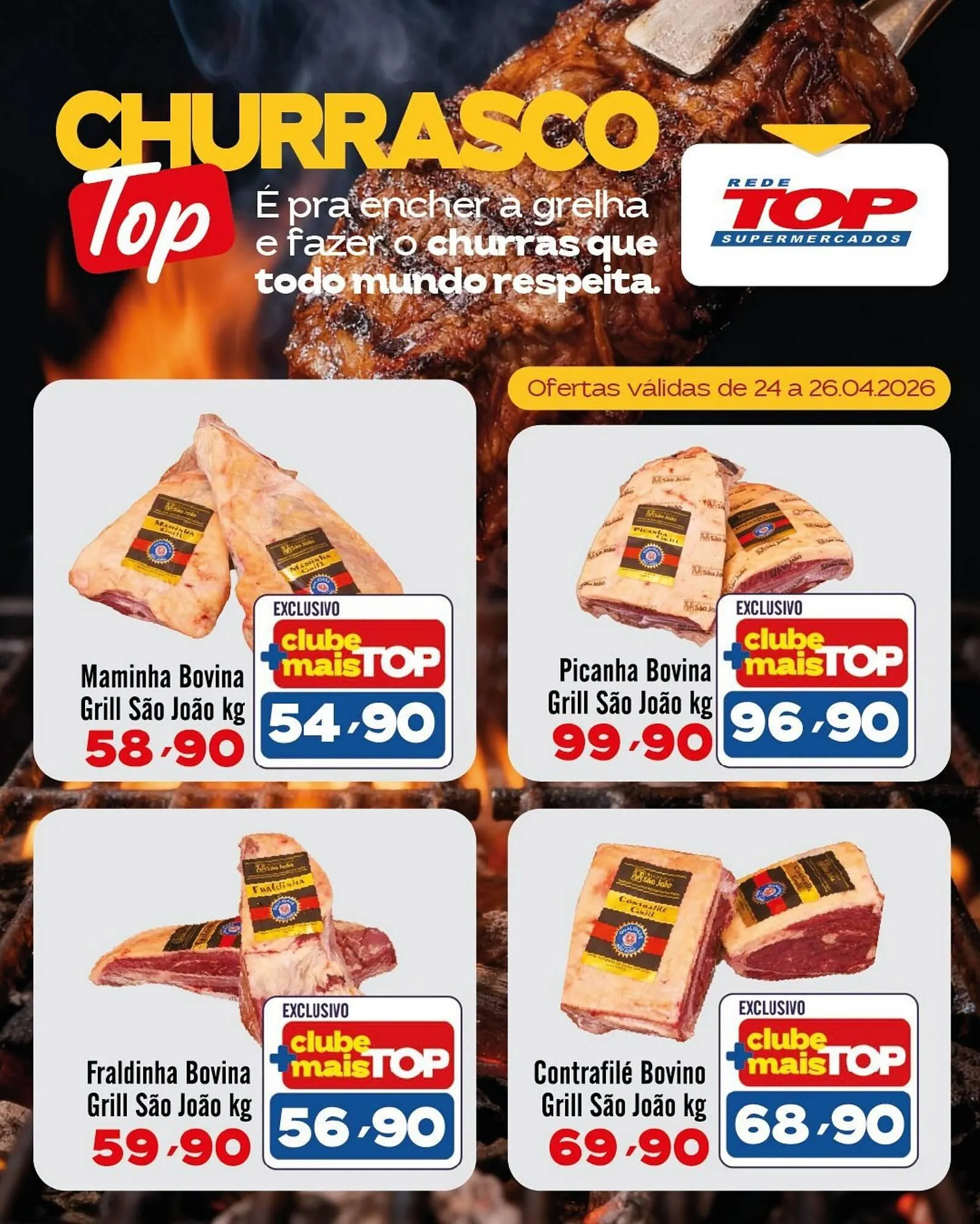 Encarte de Encarte Rede Top 24 de abril até 26 de abril 2026 - Pagina 1