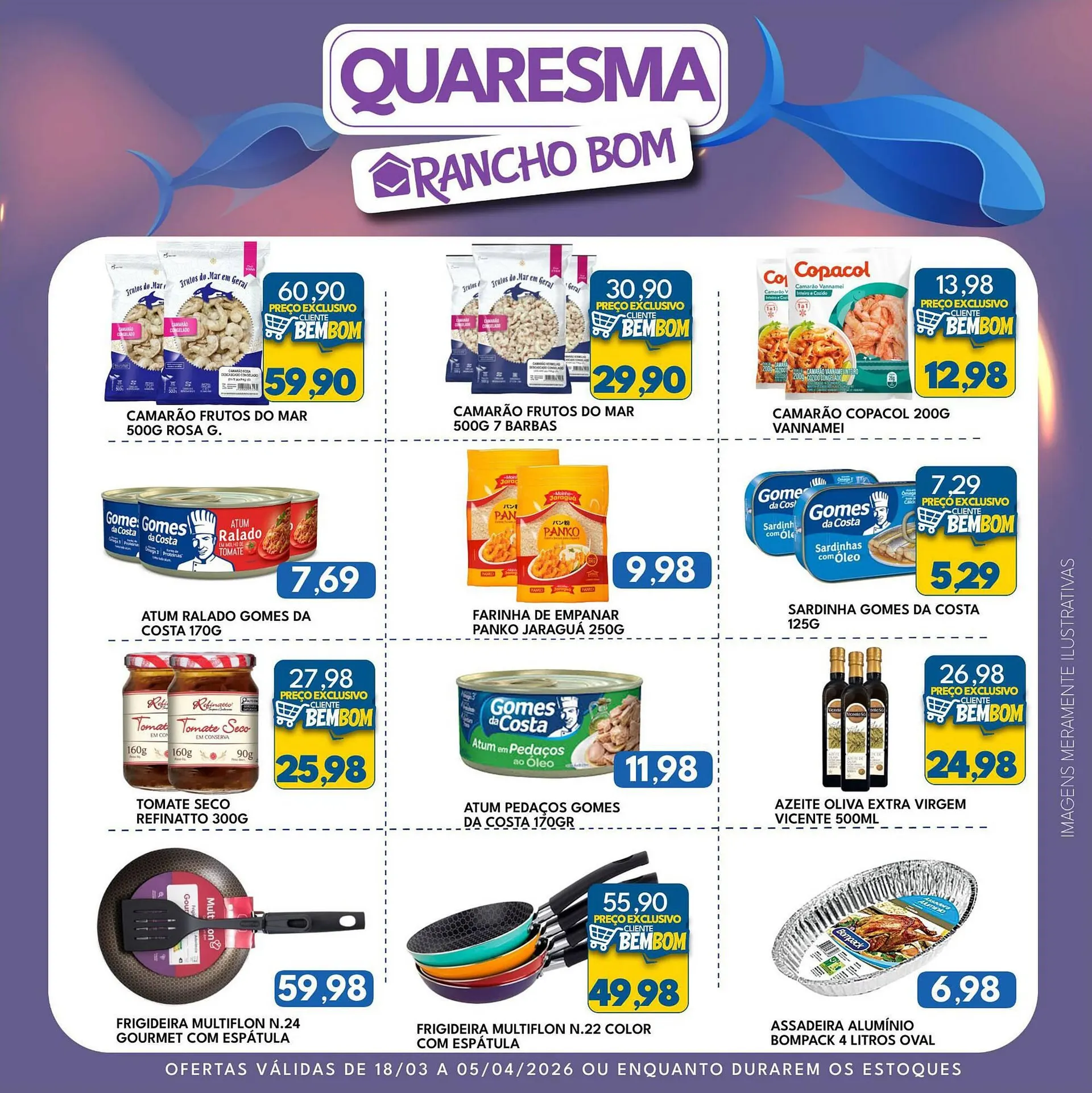 Encarte de Catálogo Rancho Bom Supermercados 18 de março até 5 de abril 2026 - Pagina 2
