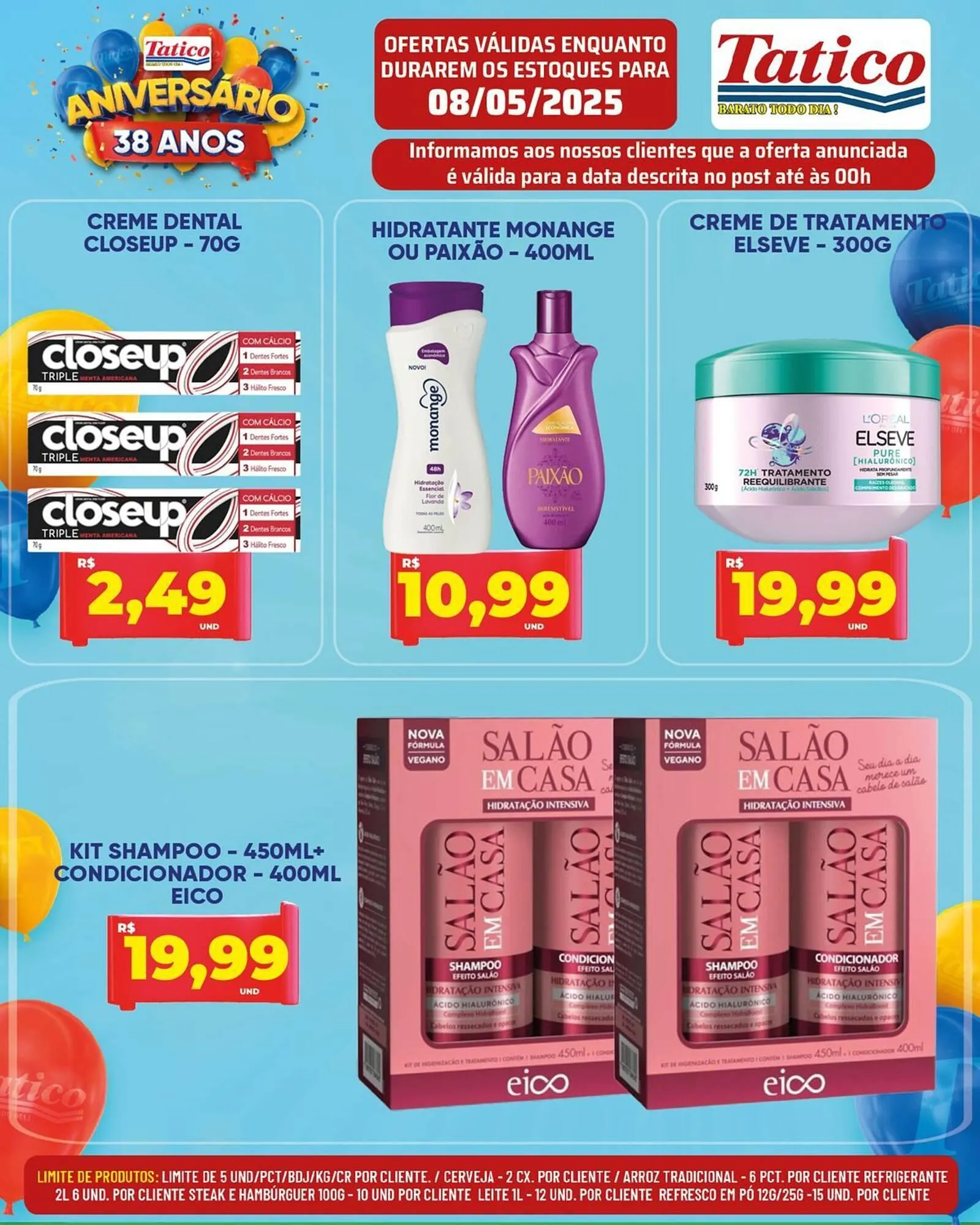 Encarte de Catálogo Tatico 8 de maio até 11 de maio 2025 - Pagina 19