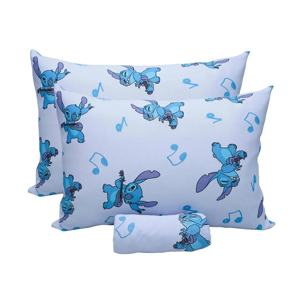 Jogo de Cama Casal Estampa Disney Stitch Song 30cm 3 Peças 0310506SG - Portallar