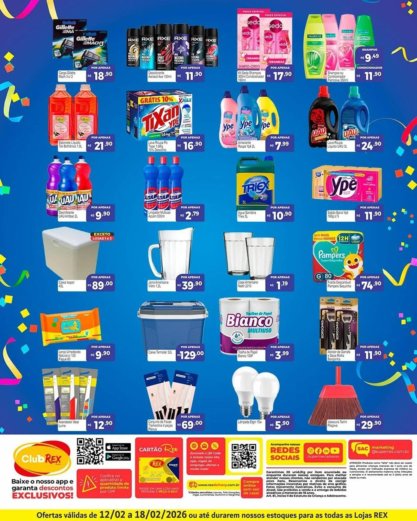 Encarte de Catálogo Supermercados Rex 12 de fevereiro até 28 de fevereiro 2026 - Pagina 5