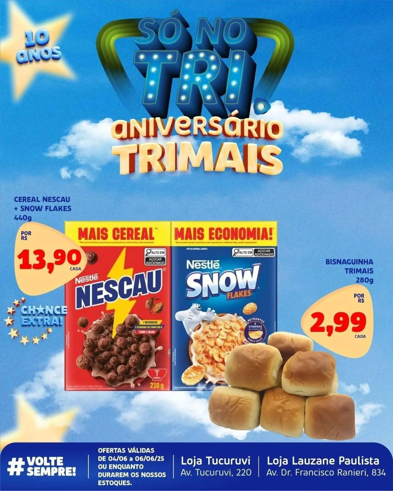 Encarte de Catálogo Trimais Supermercado 4 de junho até 6 de junho 2025 - Pagina 1
