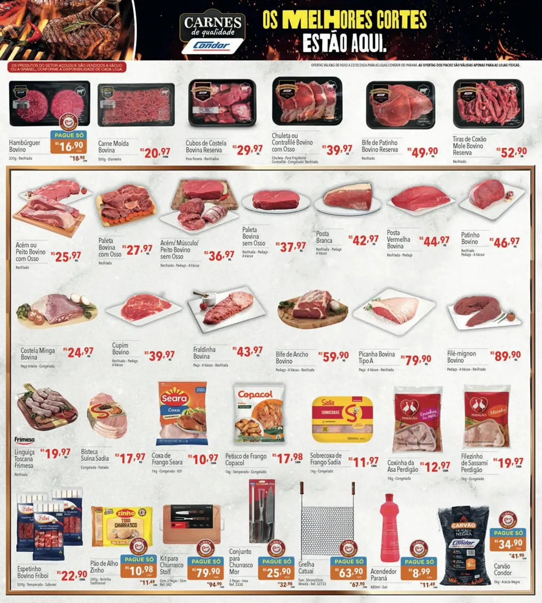 Encarte de Catálogo Supermercados Condor 5 de fevereiro até 22 de fevereiro 2026 - Pagina 16