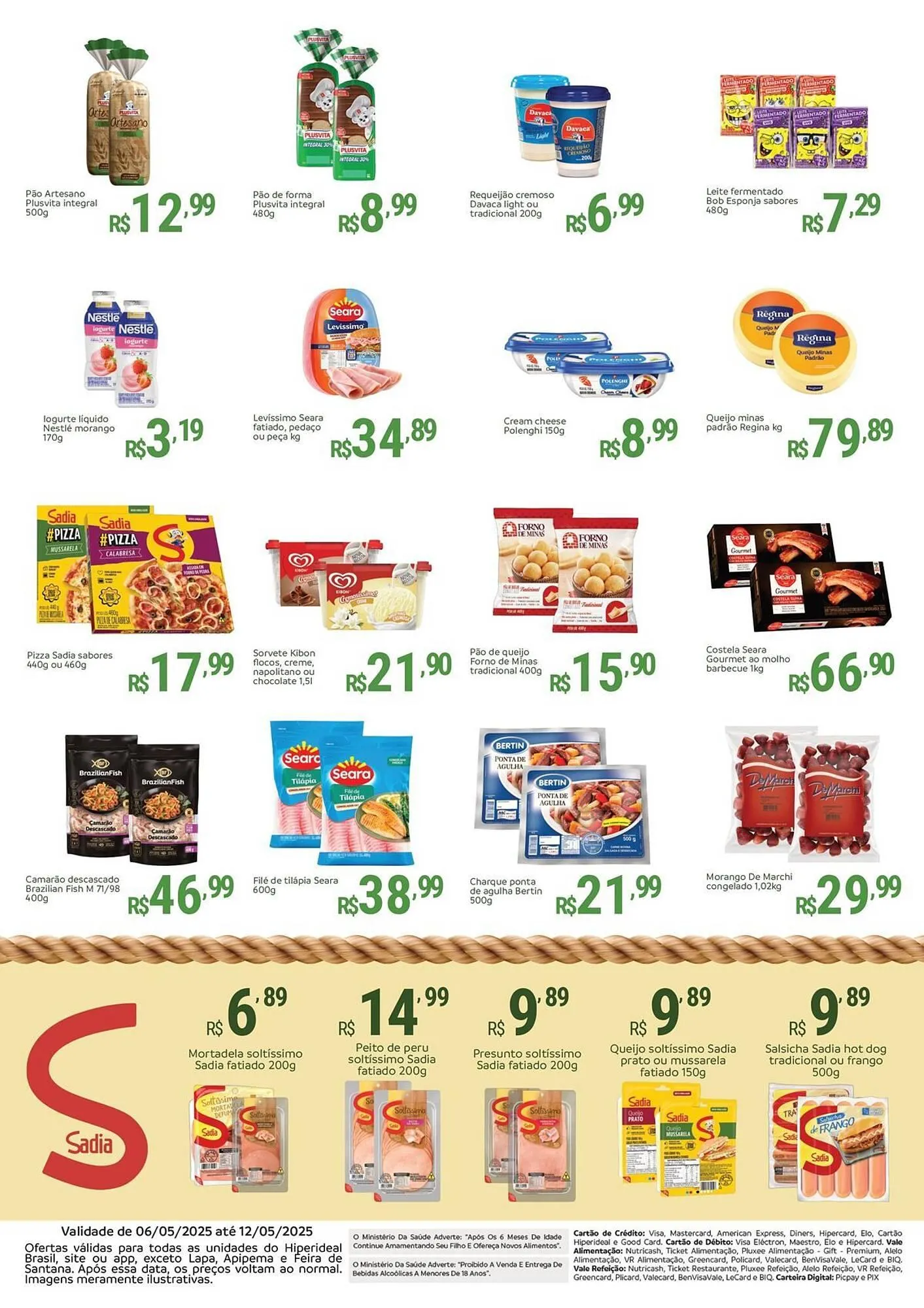 Encarte de Catálogo Hiperideal Supermercados 6 de maio até 12 de maio 2025 - Pagina 2