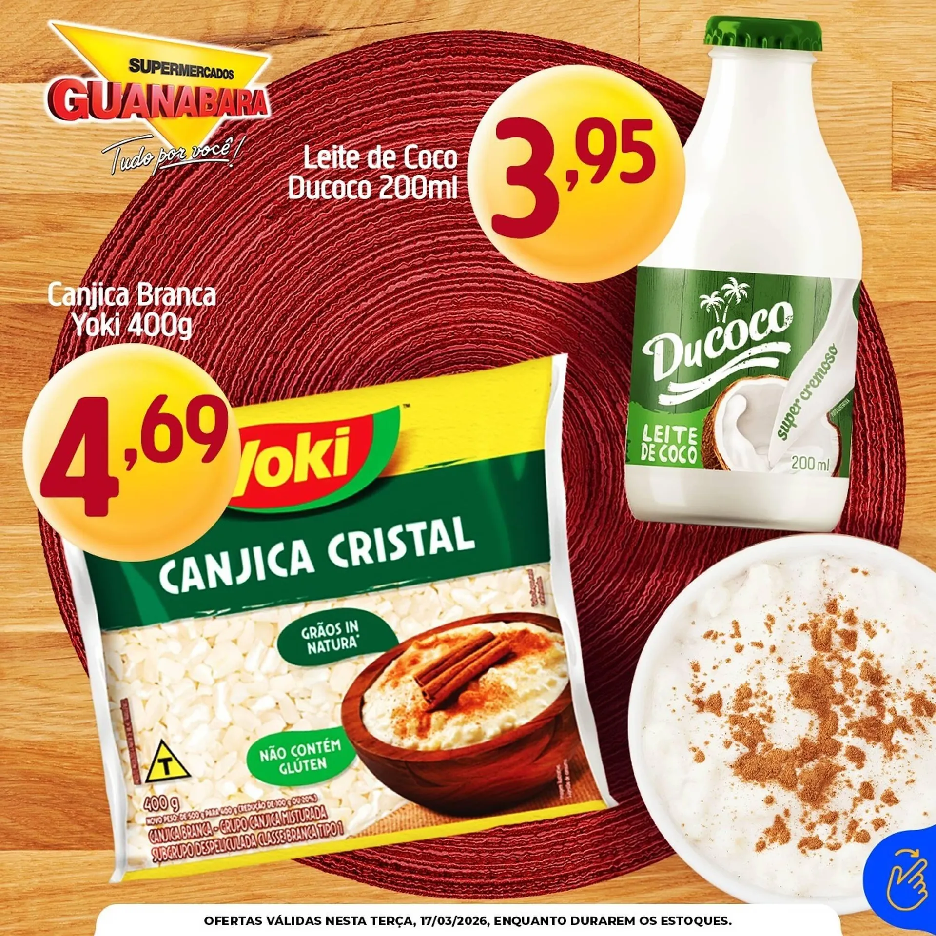 Encarte de Encarte Supermercados Guanabara 17 de março até 17 de março 2026 - Pagina 1
