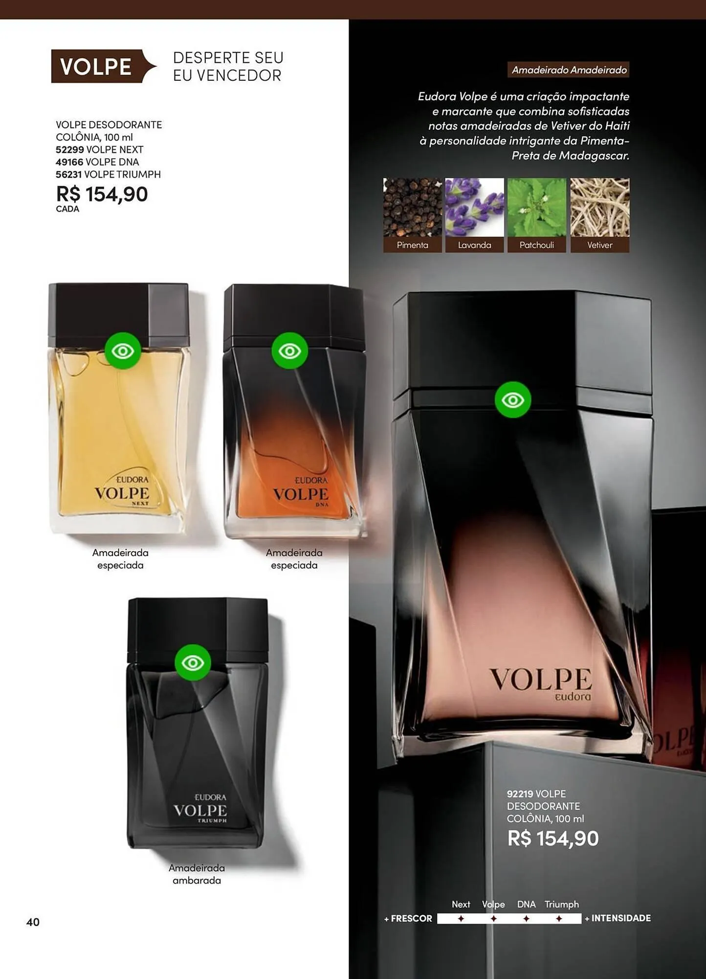 Encarte de Catálogo Eudora 23 de abril até 30 de junho 2025 - Pagina 46