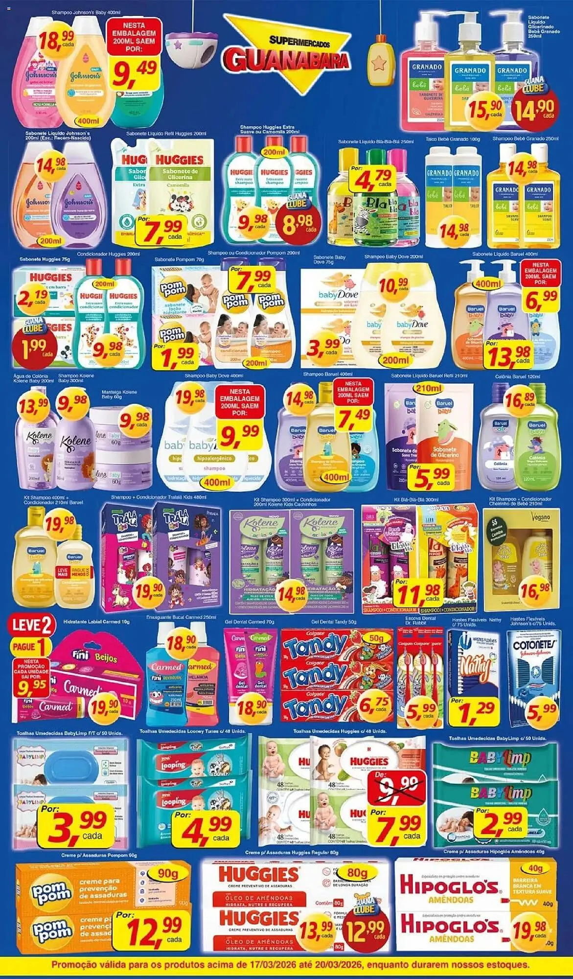 Encarte de Encarte Supermercados Guanabara 17 de março até 20 de março 2026 - Pagina 10