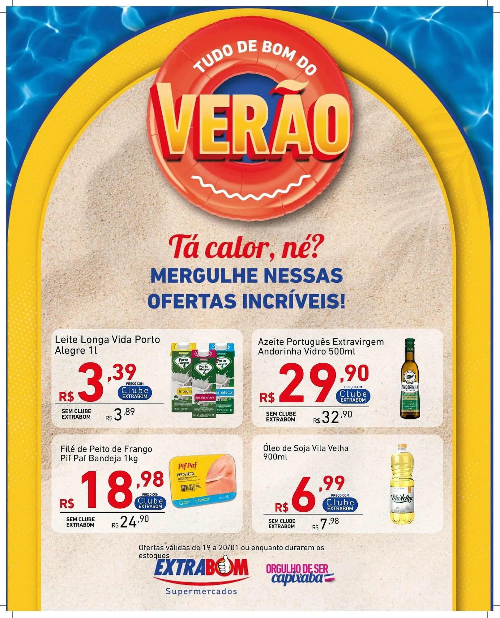 Encarte de Catálogo Extrabom Supermercados 19 de janeiro até 20 de janeiro 2026 - Pagina 1