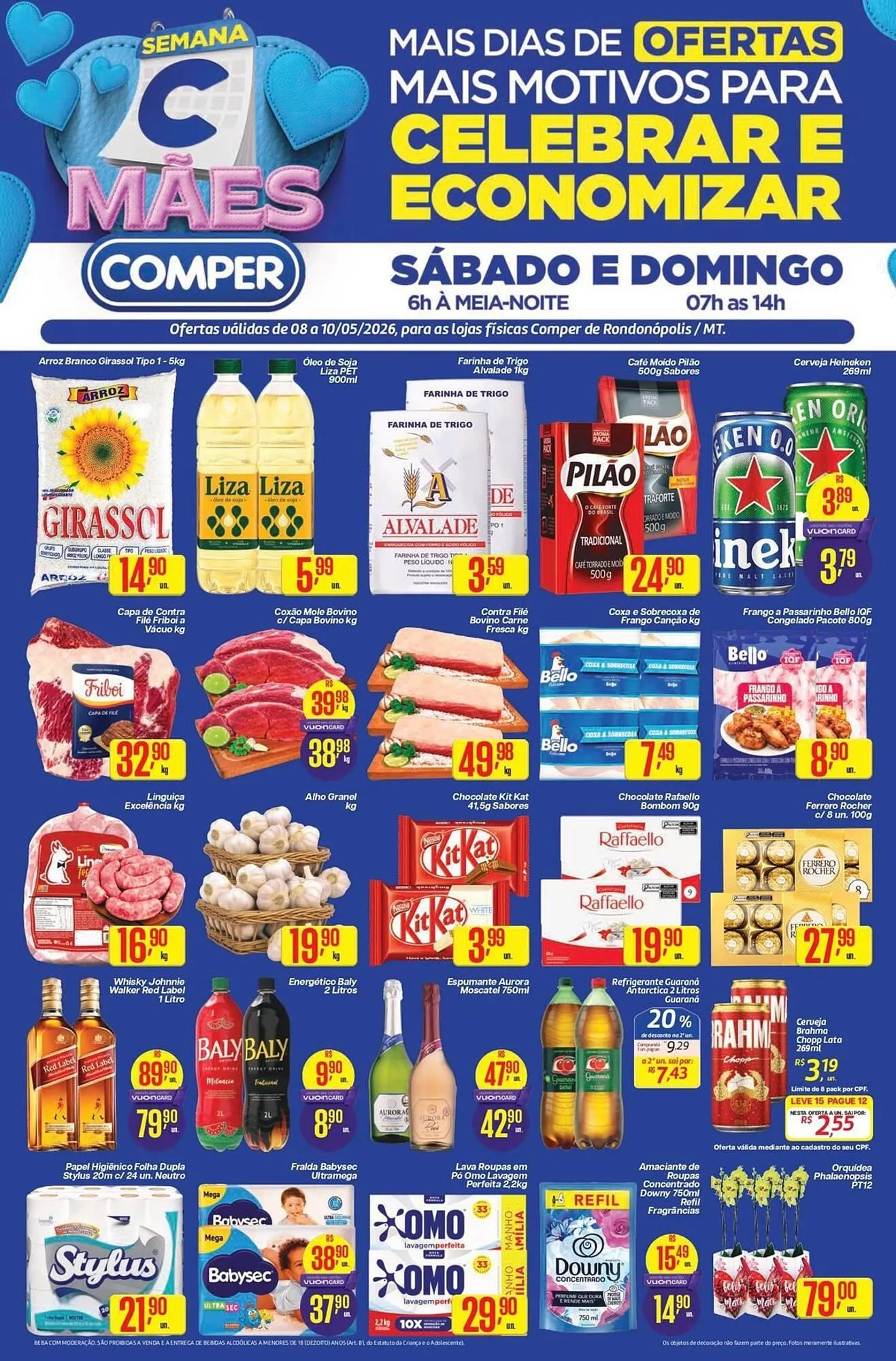 Encarte de Folheto Comper 8 de maio até 10 de maio 2026 - Pagina 1